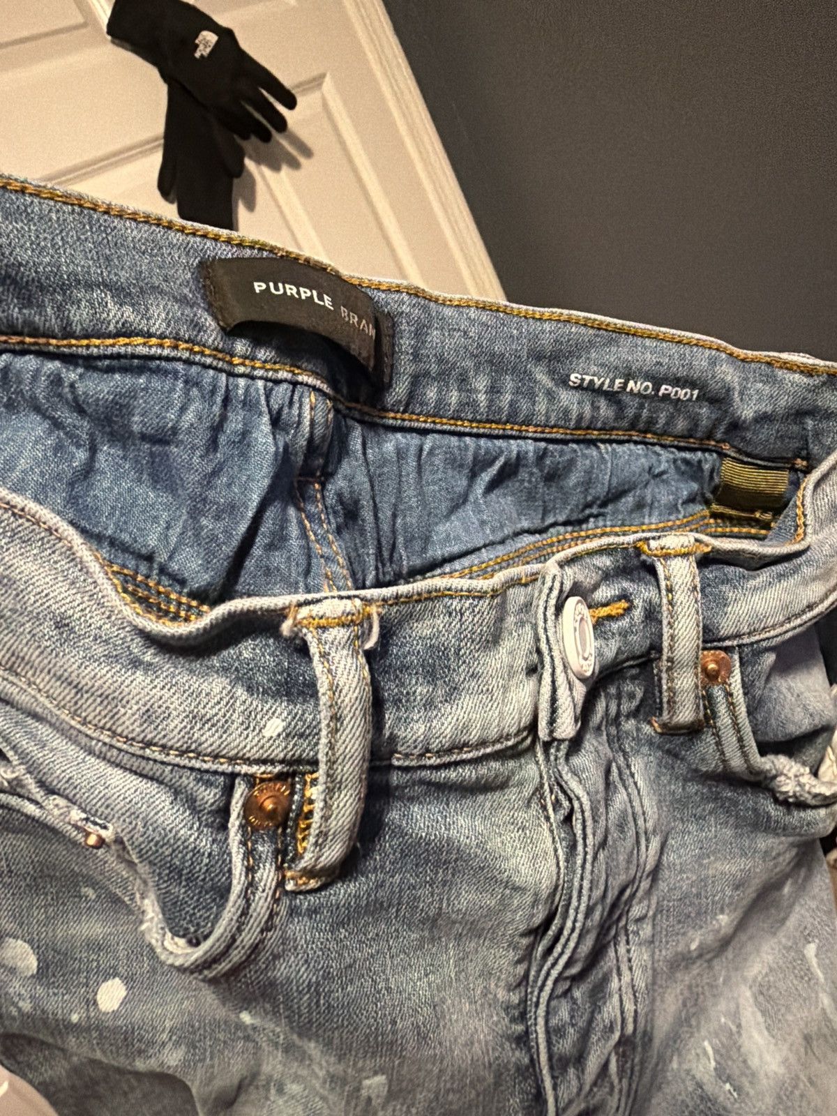 Purple Brand blue purple jeans with white dots Size US 29 - 1 Thumbnail