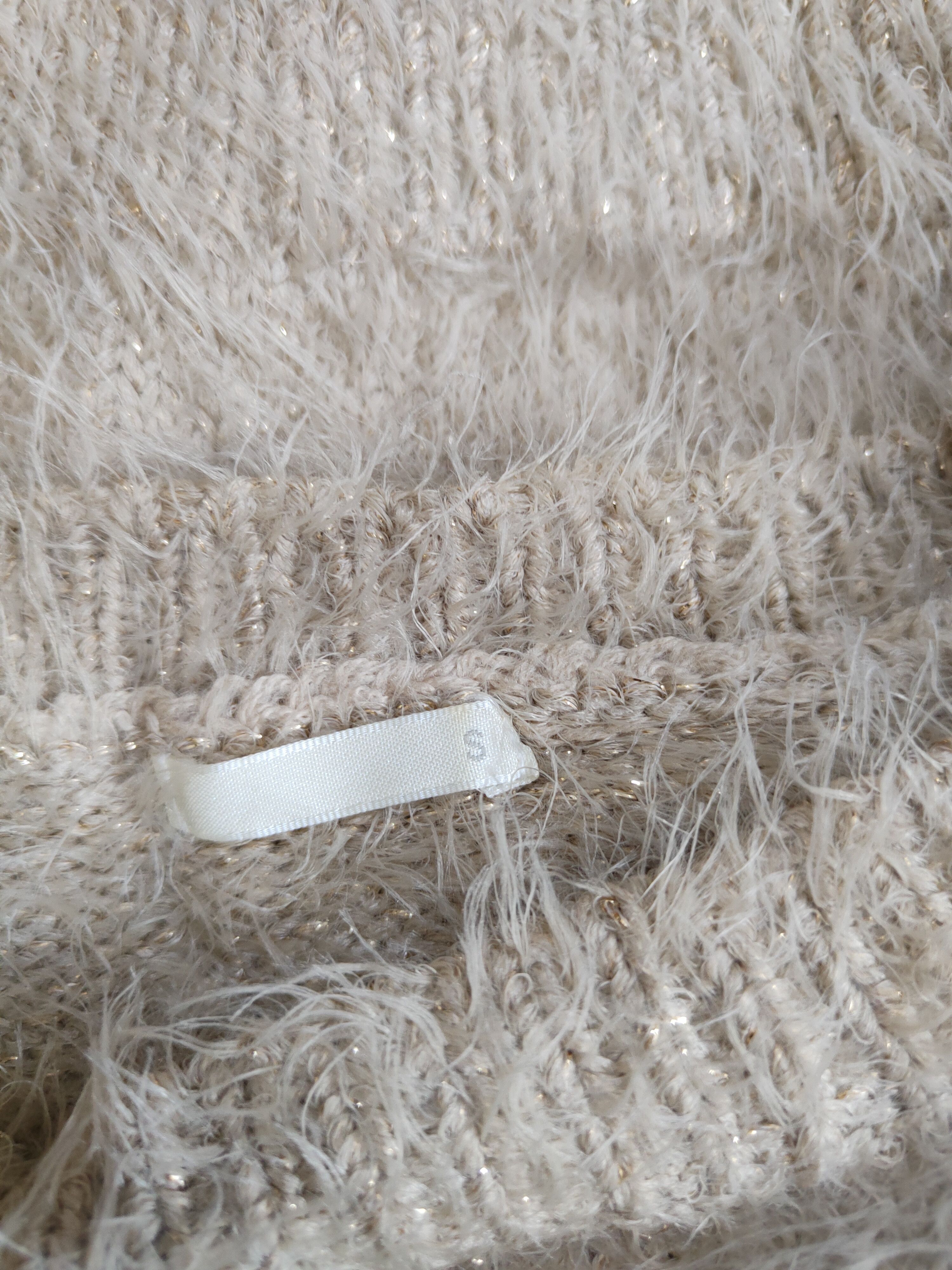 GU GU Brown Shag Shaggy Fur Mohair Knitwear #S2090 Size S / US 4 / IT 40 - 12 Thumbnail