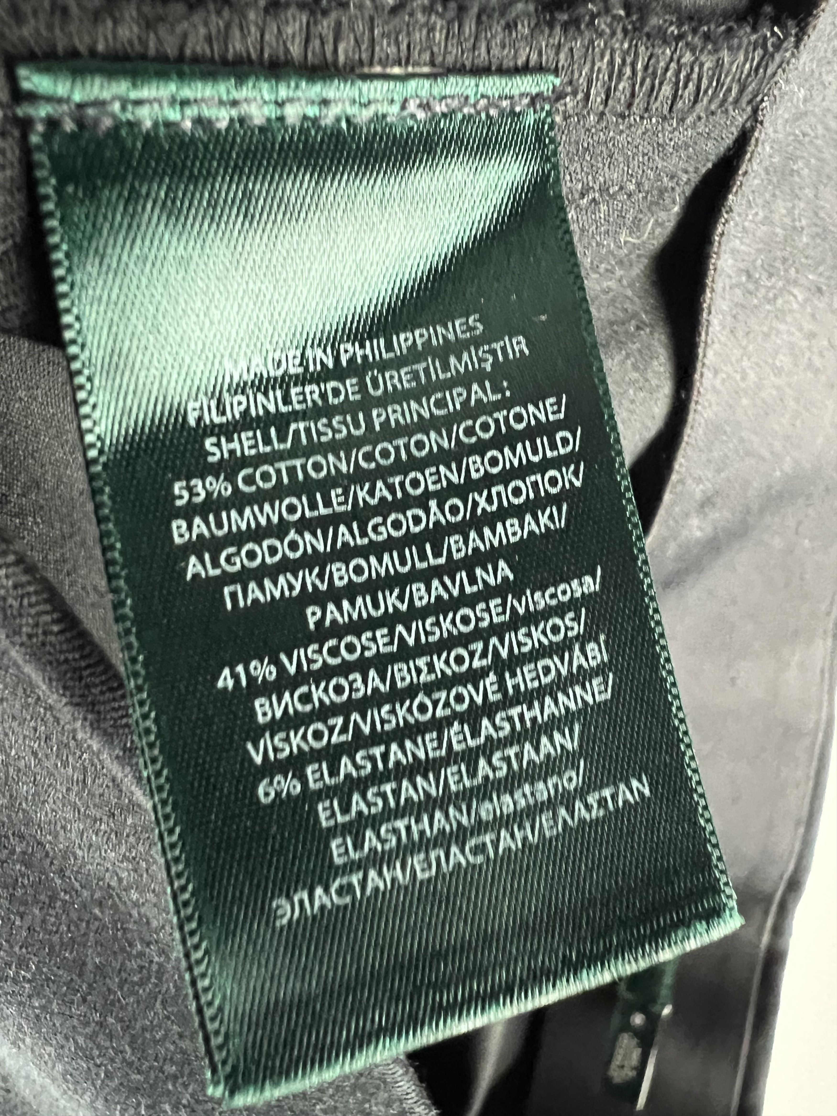 Lauren Ralph Lauren × Ralph Lauren Ralph Lauren Green Label Black Pants With Leather Stripes Size 28" / US 6 / IT 42 - 9 Thumbnail