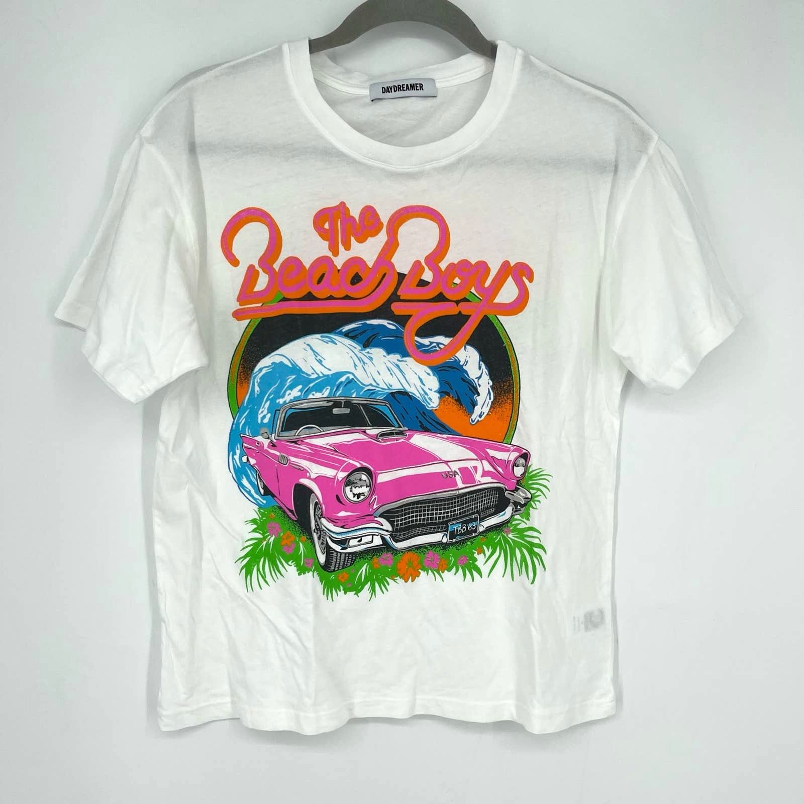 Daydreamer Daydreamer The Beach Boys Surf USA Boyfriend Tee XS White Size XS / US 0-2 / IT 36-38 - 7 Thumbnail