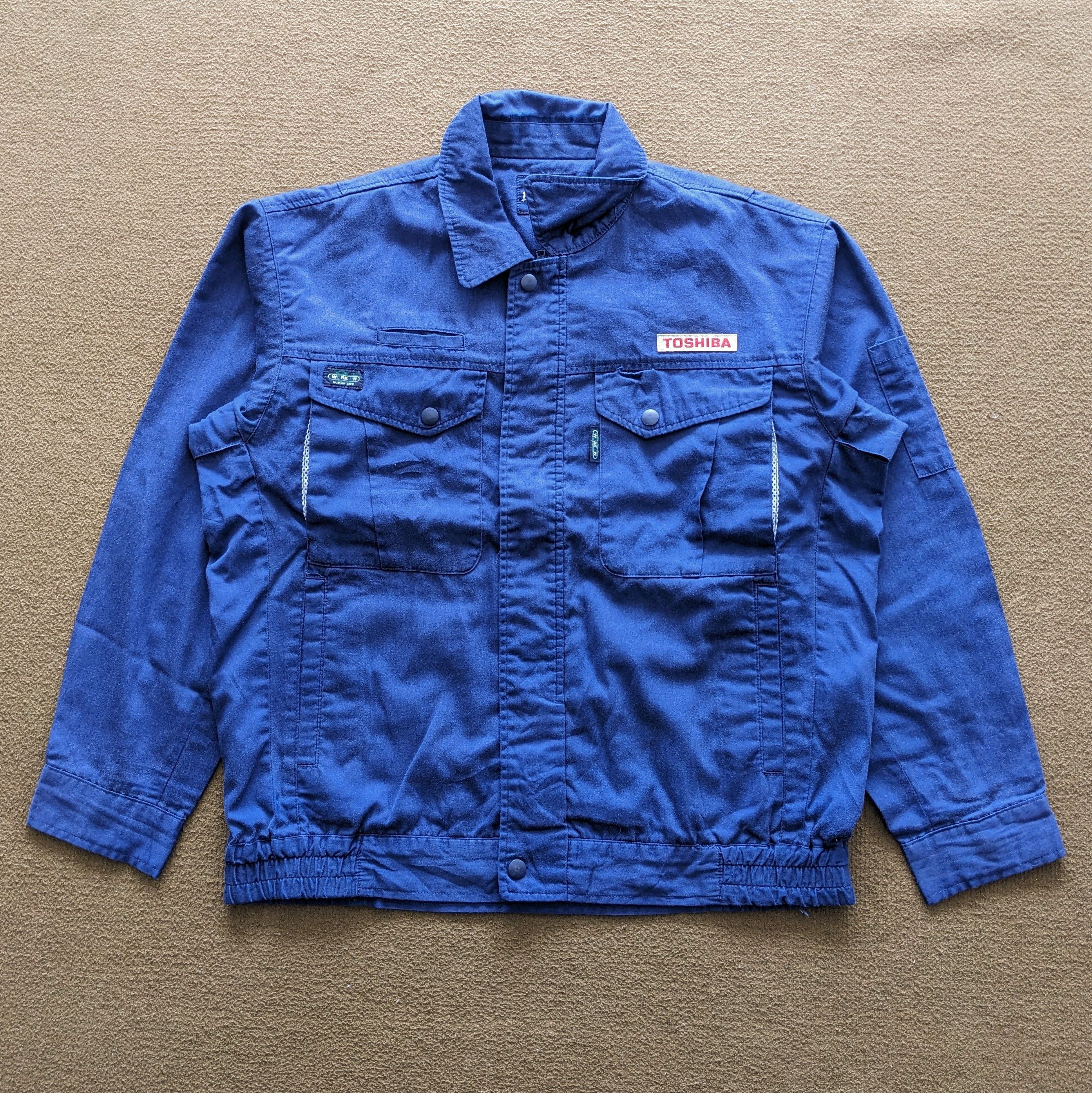 Vintage TOSHIBA Japanese Racing Workers Uniform