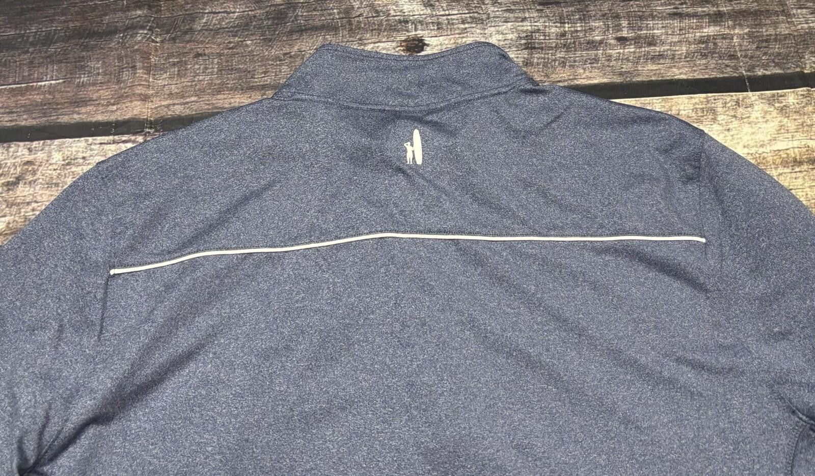 johnnie-O Johnnie-O Sweater Mens Large 1/4 Zip Pullover Royal Bank Size US L / EU 52-54 / 3 - 7 Thumbnail