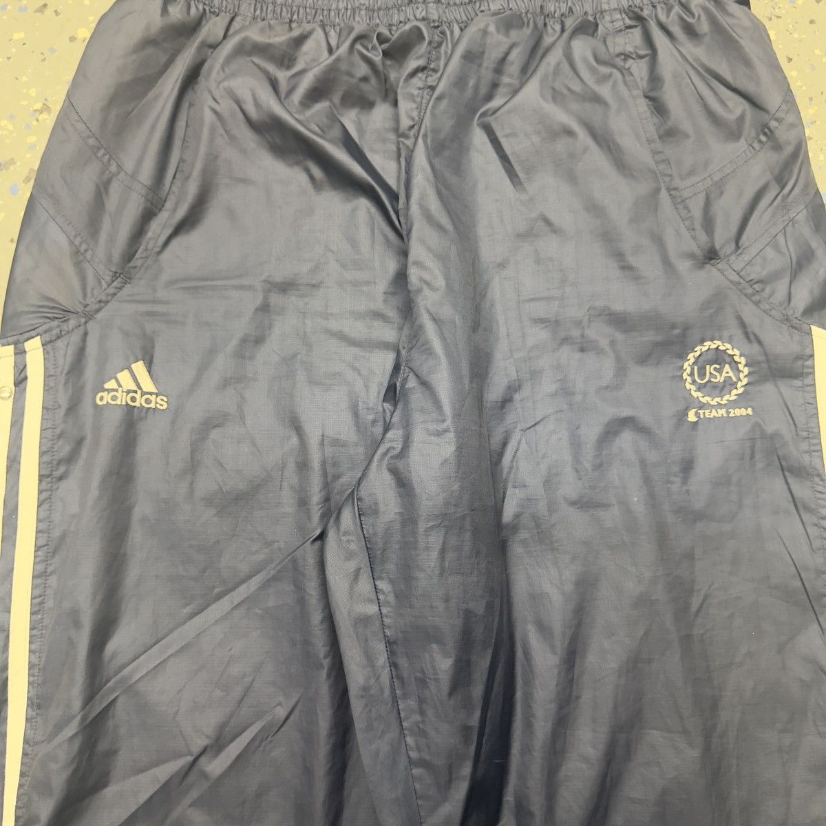 Adidas Adidas Pants SZ L 2004 USA Olympic Team Track Pants Baggy Size US 34 / EU 50 - 3 Thumbnail