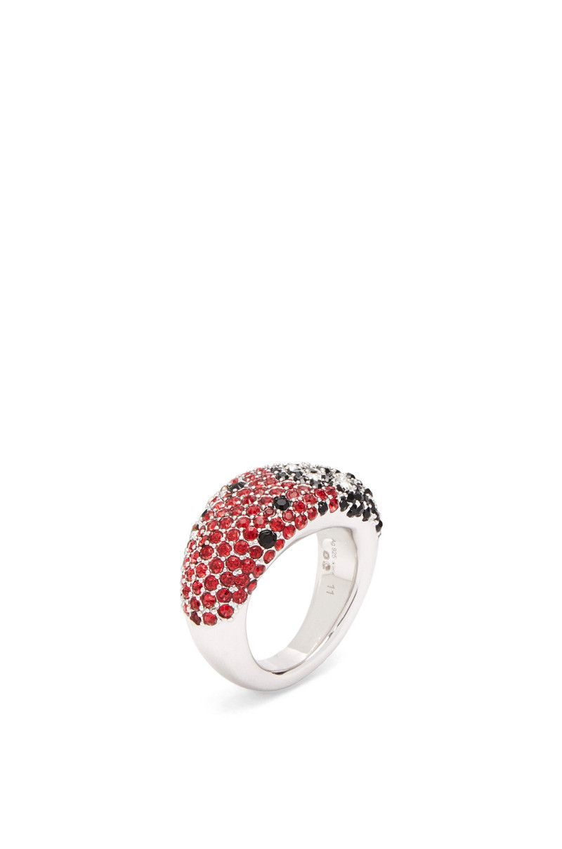 Loewe o1in1g0526 Size: OS / Signet Ring Sterling Silver Crystals Size ONE SIZE - 2 Thumbnail