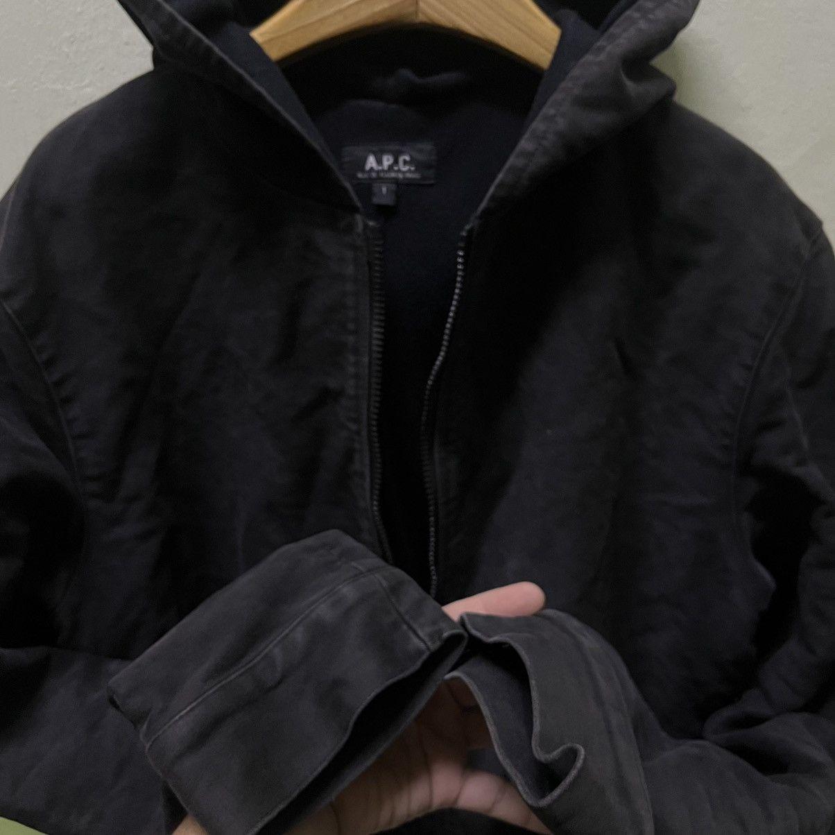 A.P.C. Rare Vintage A.P.C Zipper Hooded Jacket Size US S / EU 44-46 / 1 - 3 Thumbnail