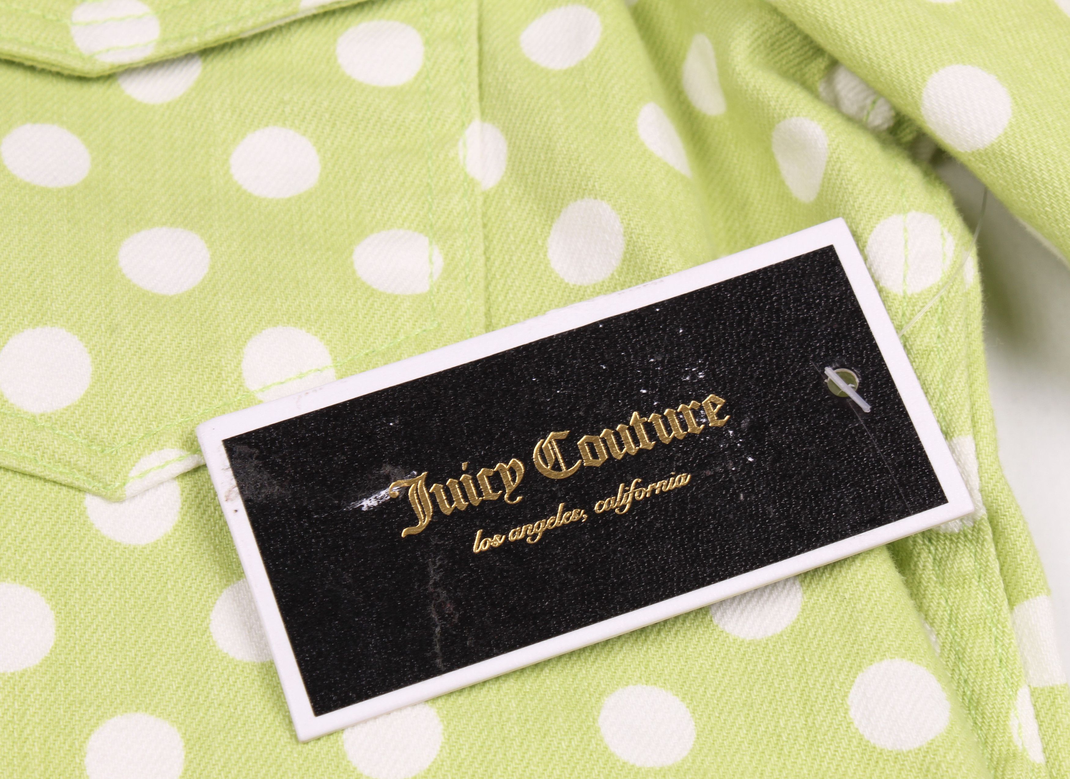 Juicy Couture × Vintage Juicy Couture Vintage Y2K Polka Dot Lemongrass Jacket Size M / US 6-8 / IT 42-44 - 5 Thumbnail