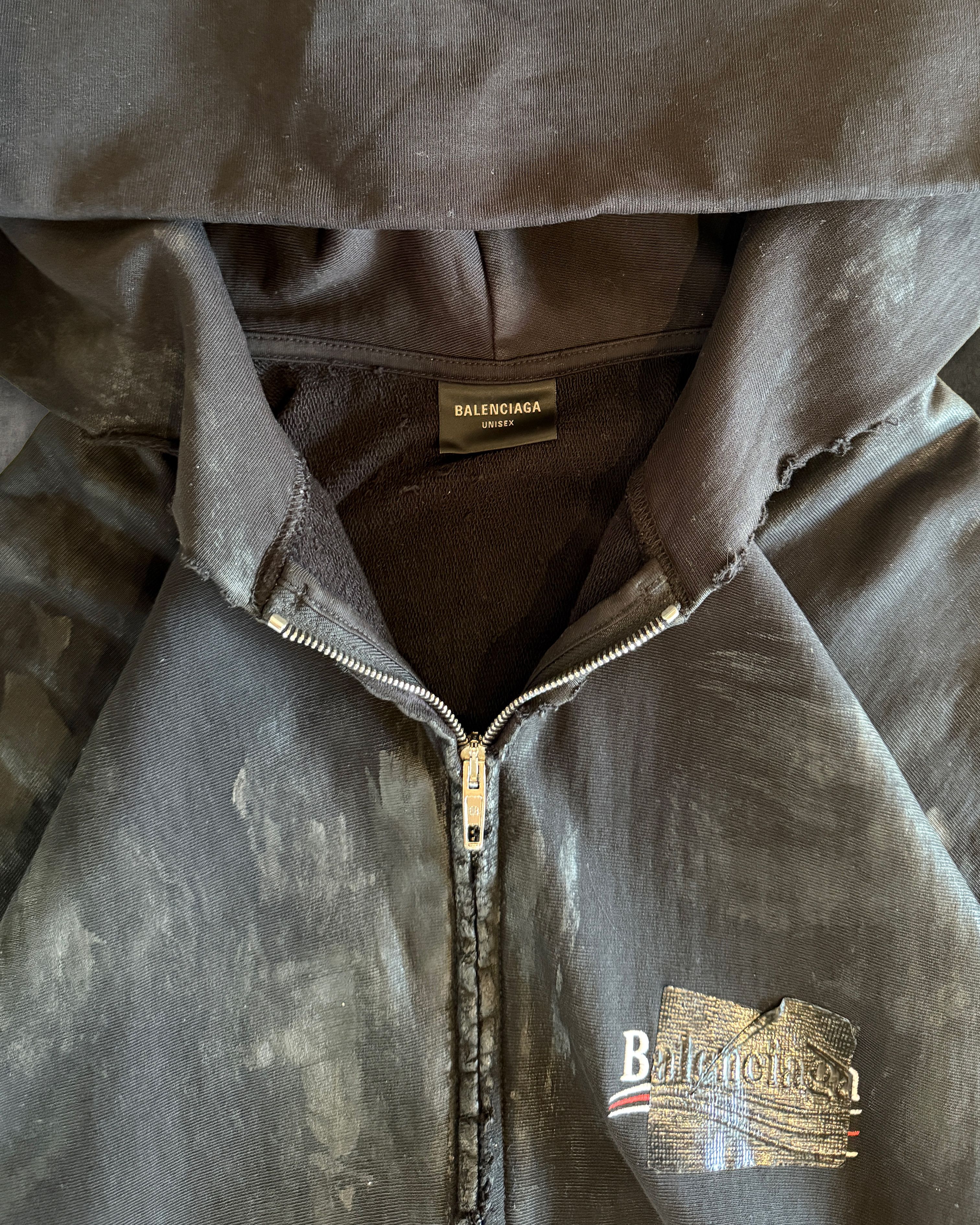 Balenciaga BALENCIAGA SS2023 MUD GAFFER TAPE ZIP UP Size US S / EU 44-46 / 1 - 4 Thumbnail