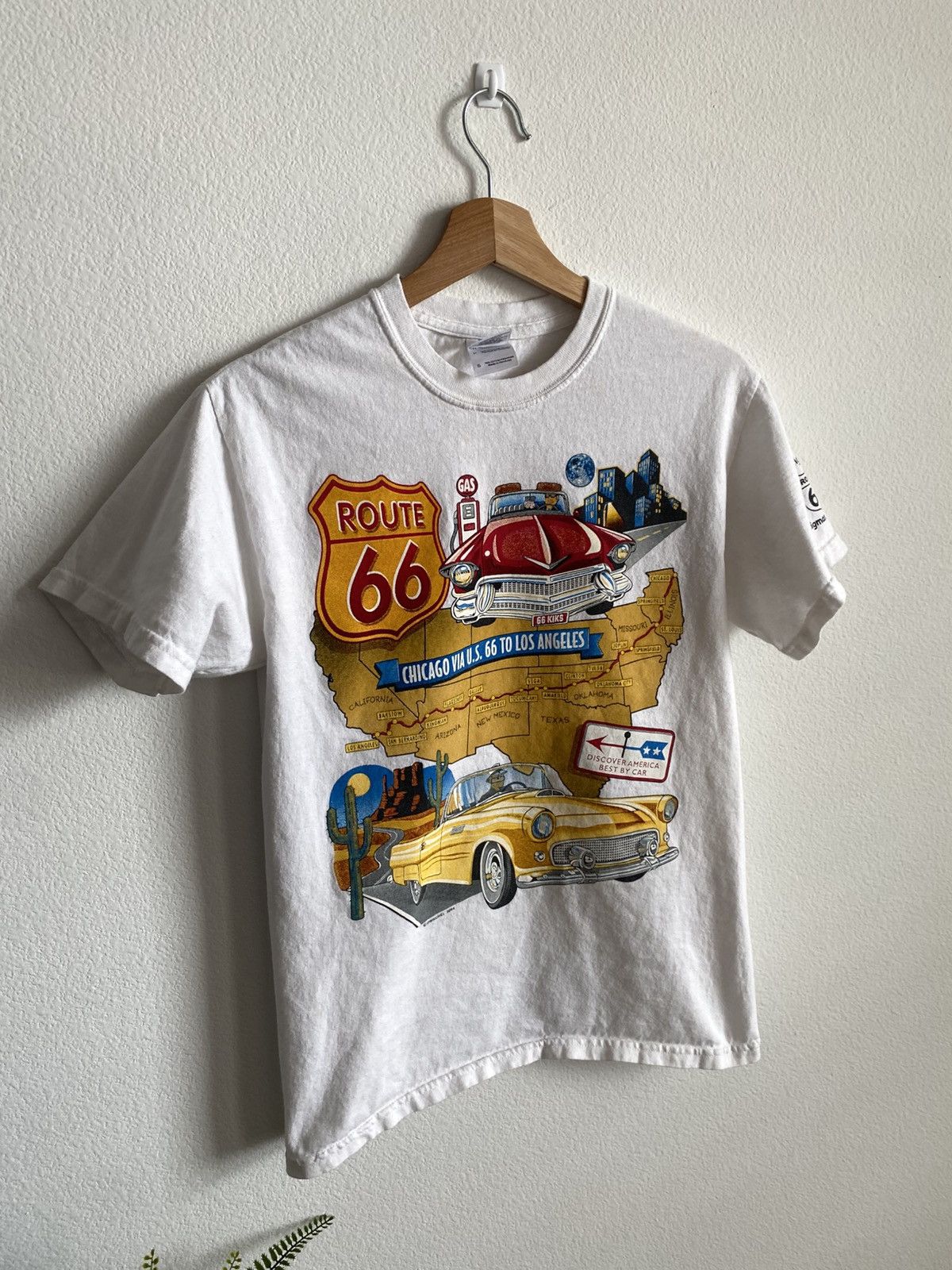 Vintage 00s Route 66 Tee Size US S / EU 44-46 / 1 - 2 Thumbnail