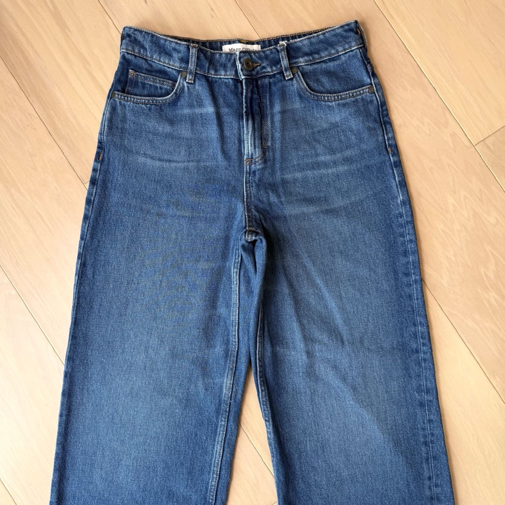 Marc O'Polo Marc O'Polo Sodra Jeans Women's 28 Blue Wide Leg High Rise Vintage? No Shirt Jeans Men? Size 28" / US 6 / IT 42 - 4 Thumbnail