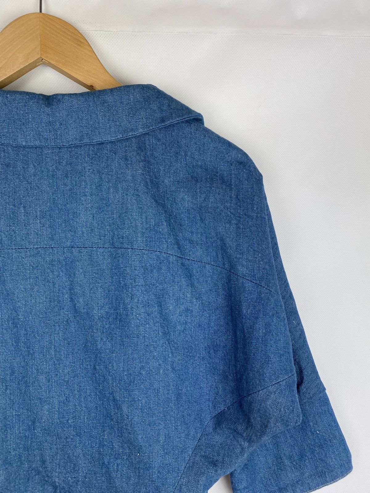 Levi's Vintage Clothing Rare Levi’s Vintage Clothing Red Jeans denim kimono jacket Size S / US 4 / IT 40 - 22 Thumbnail