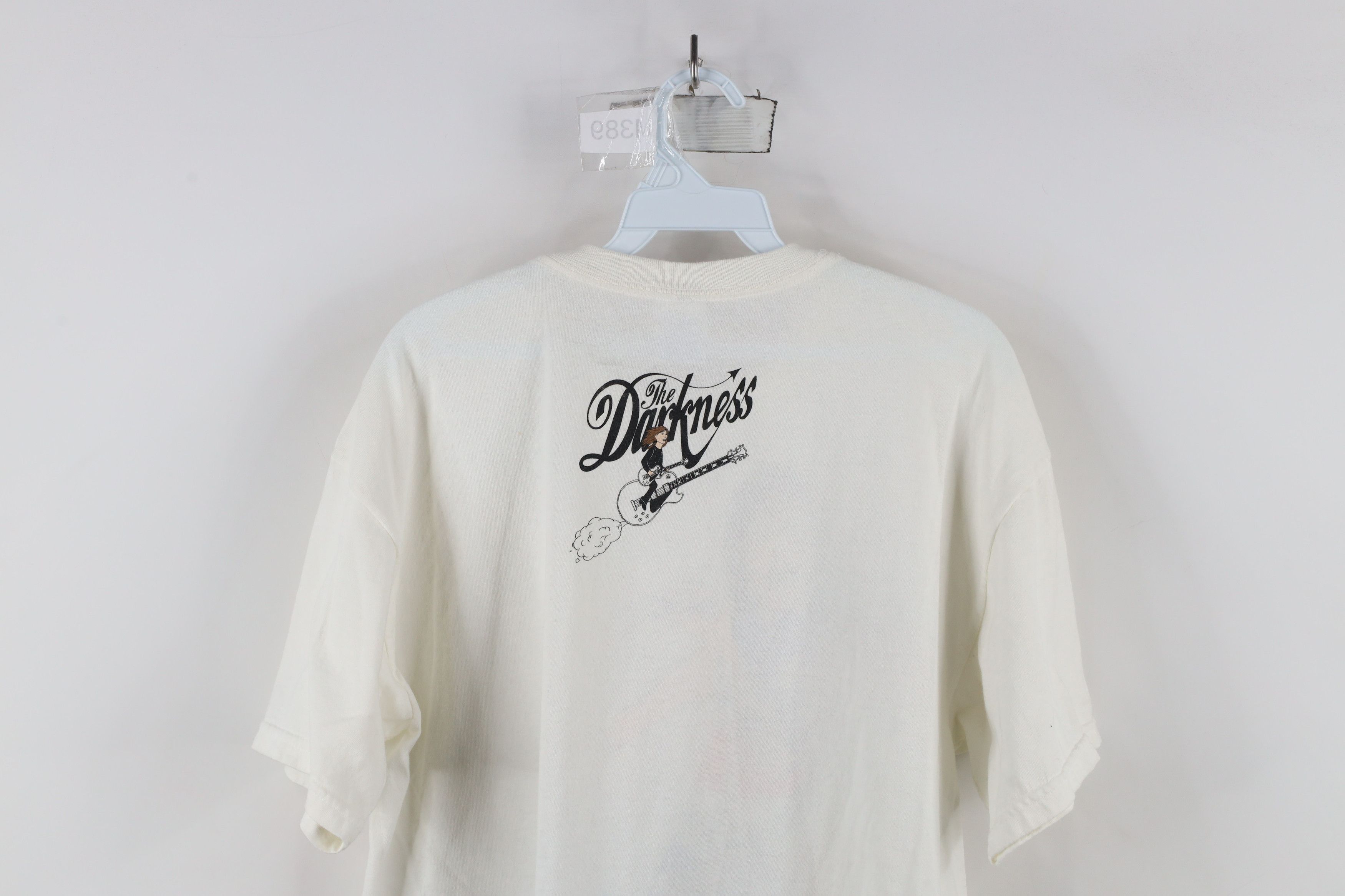 Vintage Vintage Y2K Justin The Darkness Band Short Sleeve T-Shirt Size US L / EU 52-54 / 3 - 13 Thumbnail