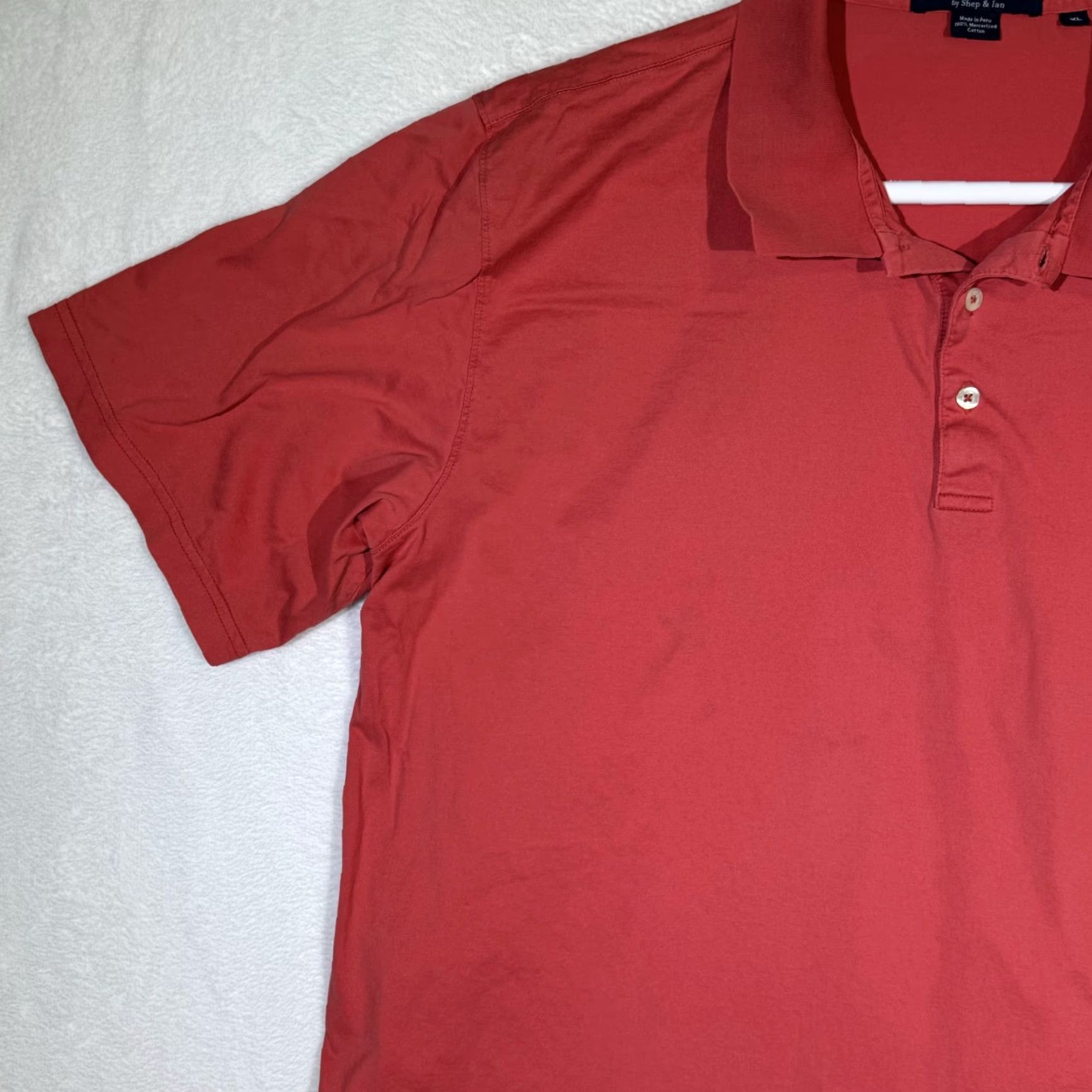 Vineyard Vines Vineyard Vines Polo Shirt XL Pink 100% Cotton Short Sleeve Embroidered Whale Logo, Collared, Button-Front, Regular Fit Mens Size US XL / EU 56 / 4 - 4 Thumbnail