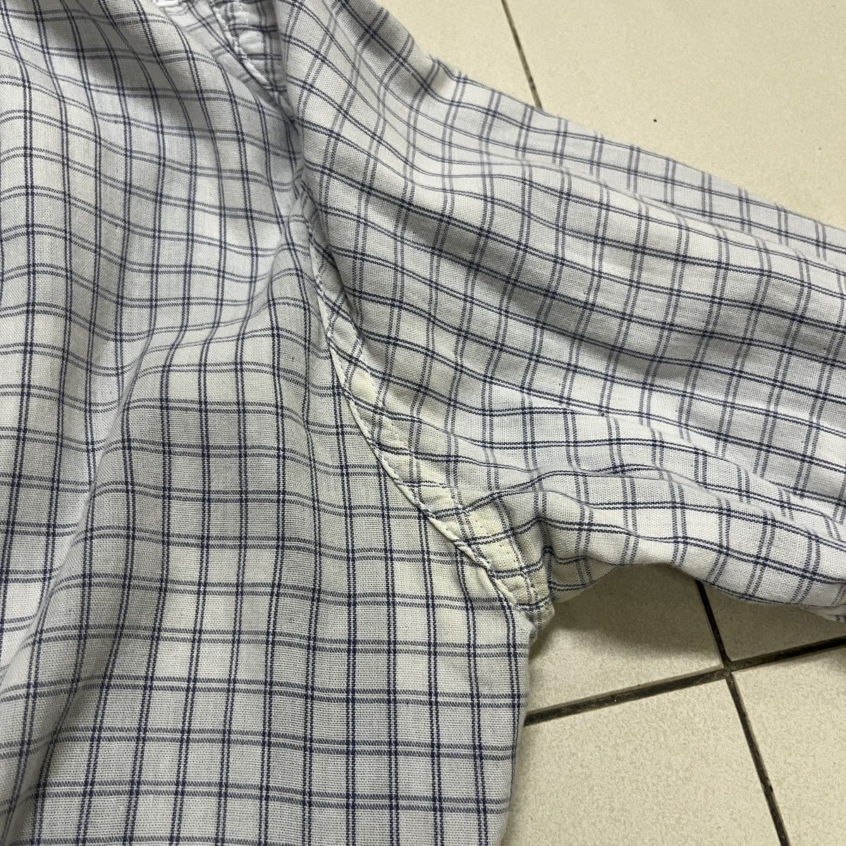 Levi's × Levi's Made & Crafted × Levi's Vintage Clothing Levis Linen Checkered Button Shirt Size US S / EU 44-46 / 1 - 14 Thumbnail