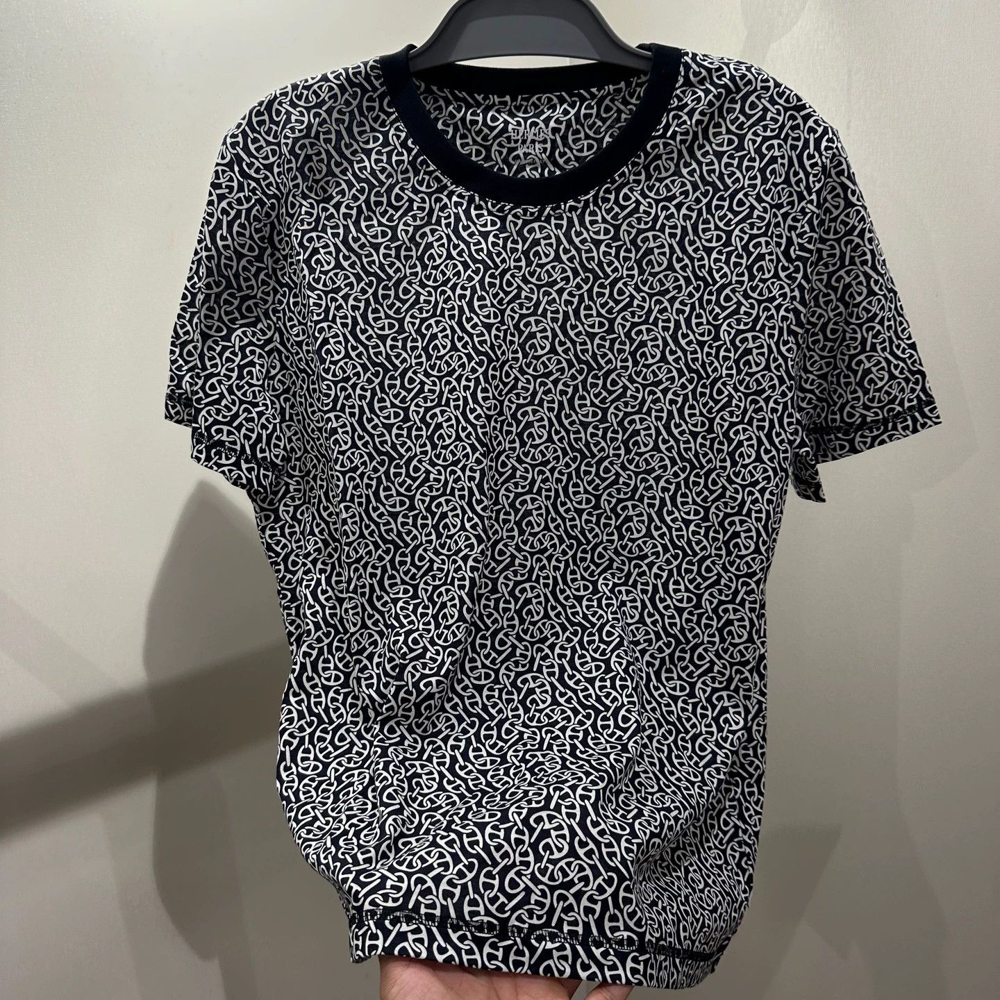 Hermes Hermes 24 allover print pig nose short tee size 44 Size L / US 10 / IT 46 - 6 Thumbnail