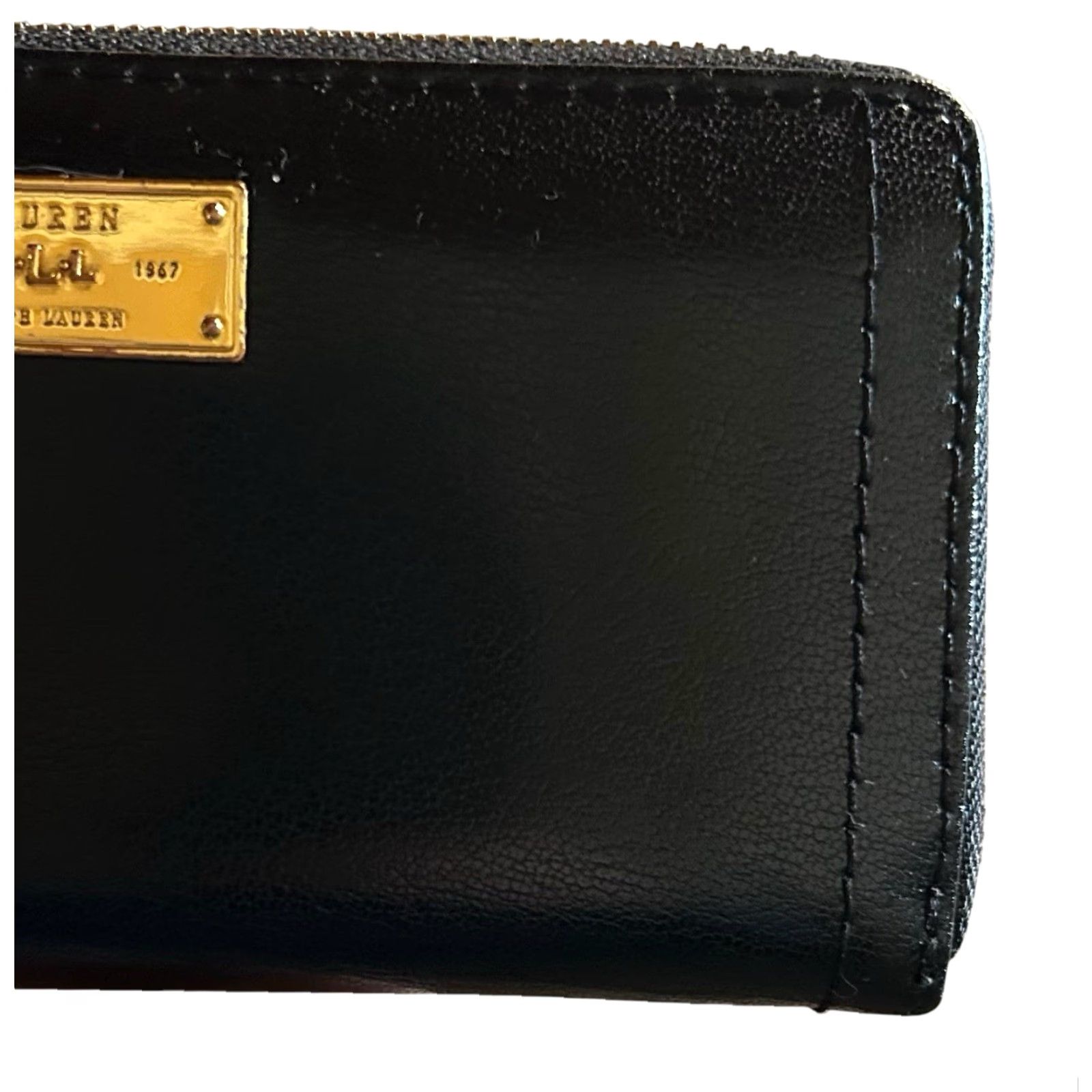 Ralph Lauren Lauren Ralph Lauren Wallet Women Full Zip Leather Credit Card Black Large Vintage? No Size ONE SIZE - 2 Thumbnail