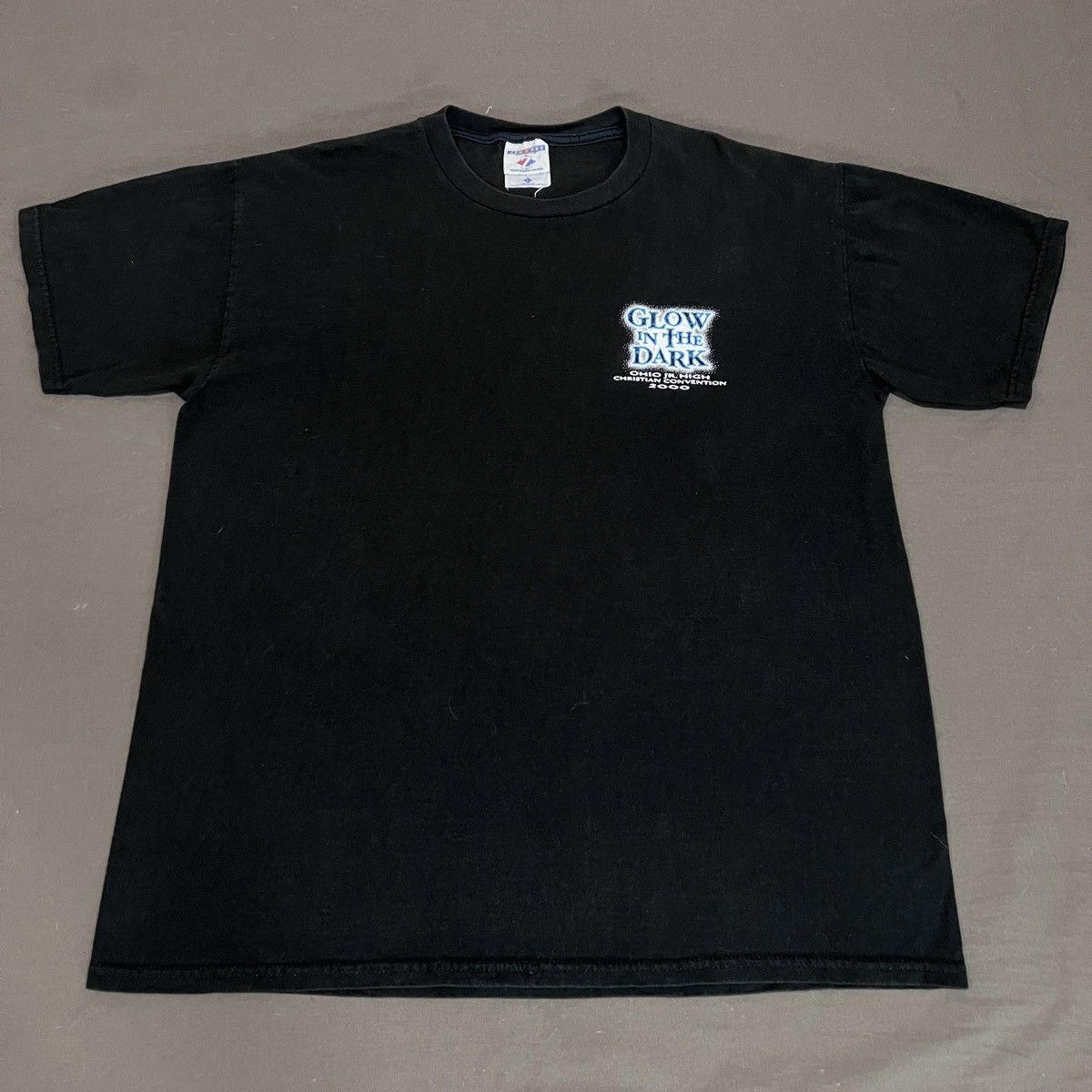 Other Vintage Y2K Glow in the dark Bible Holy God Jesus Promo Tee Size US L / EU 52-54 / 3 - 5 Thumbnail