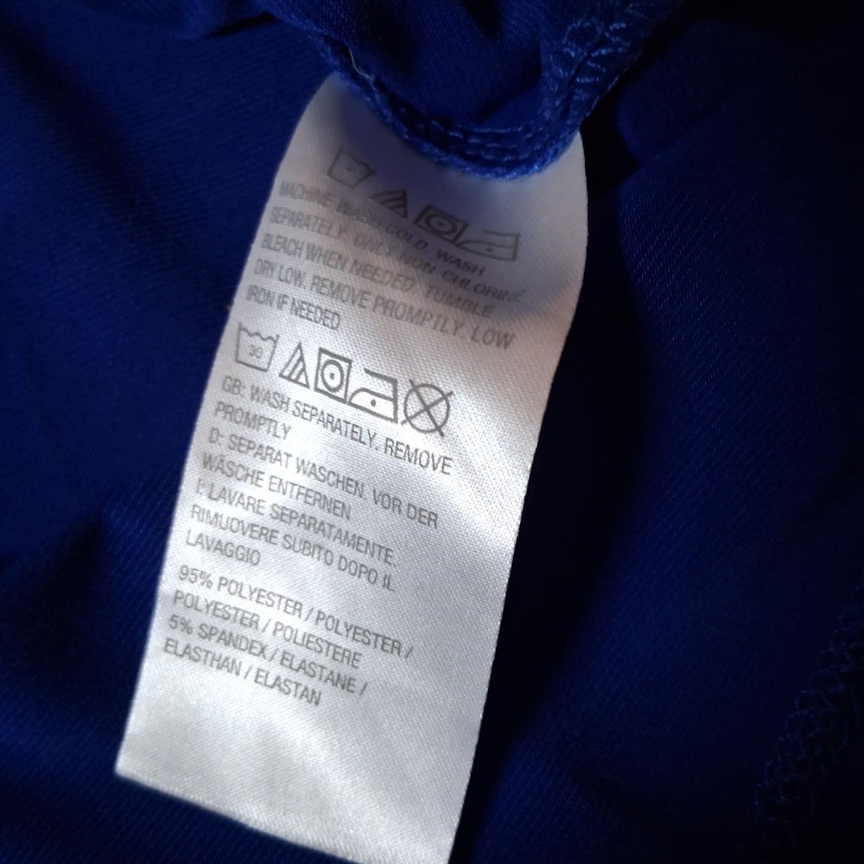 Vintage Susan Graver Shirt Women L Royal Blue Button Stretch Classic Blouse Size L / US 10 / IT 46 - 6 Thumbnail