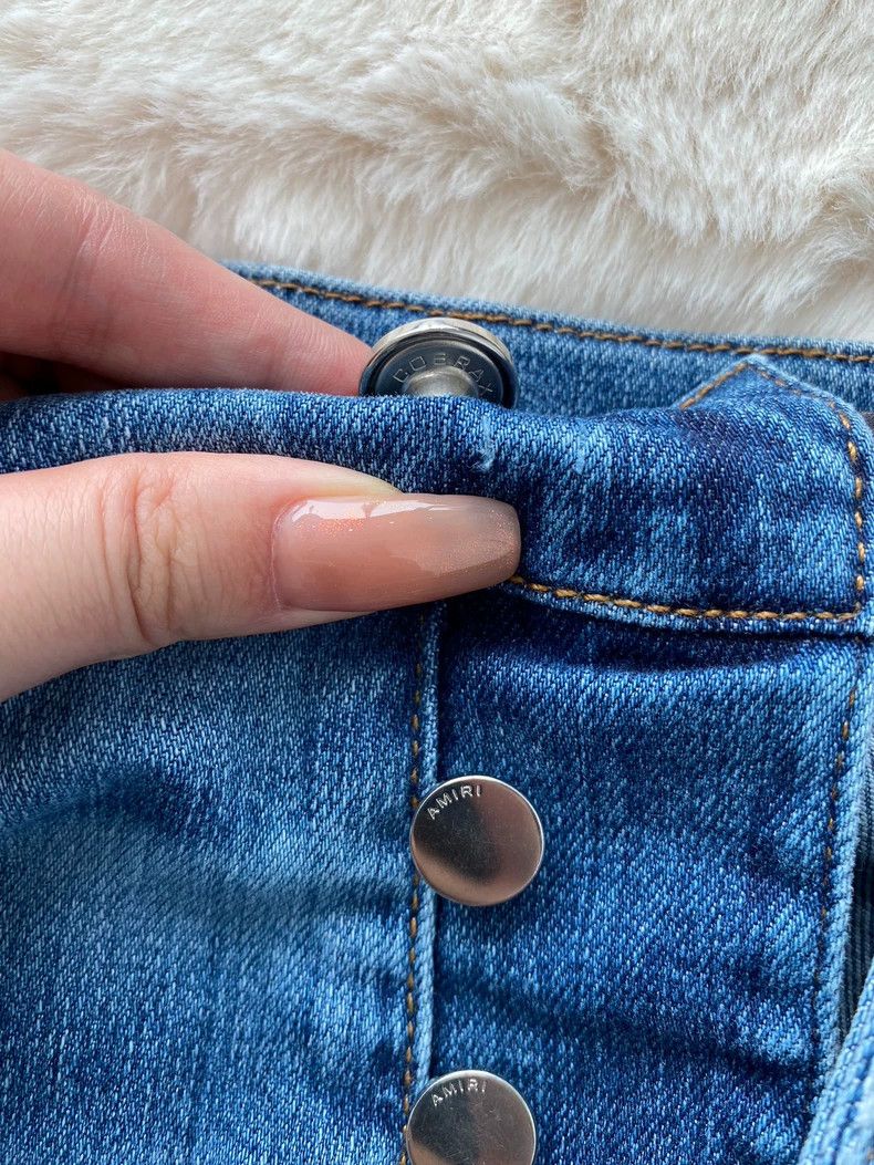 Amiri Amiri Washed Blue Patchwork MX1 Jean Size US 30 / EU 46 - 6 Thumbnail