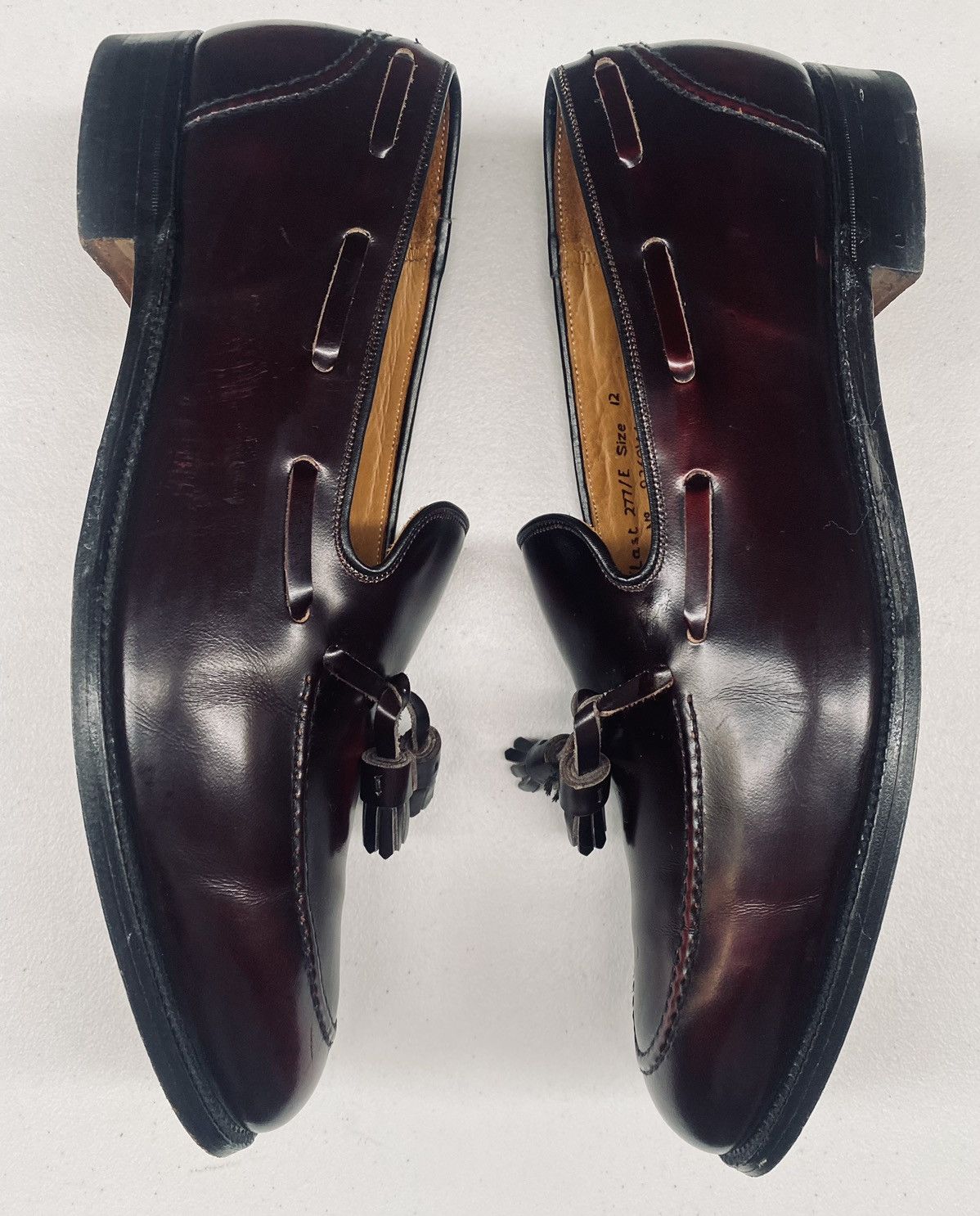 Cheaney Church’s 🇮🇹 RT Cheaney Merlot shell cordovan tassel loafer 12 Size US 12 / EU 45 - 5 Thumbnail