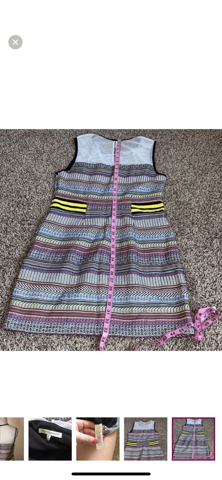 Rebecca Minkoff Rebecca minkoff Frida tweed dress size 8 Size M / US 6-8 / IT 42-44 - 6 Thumbnail