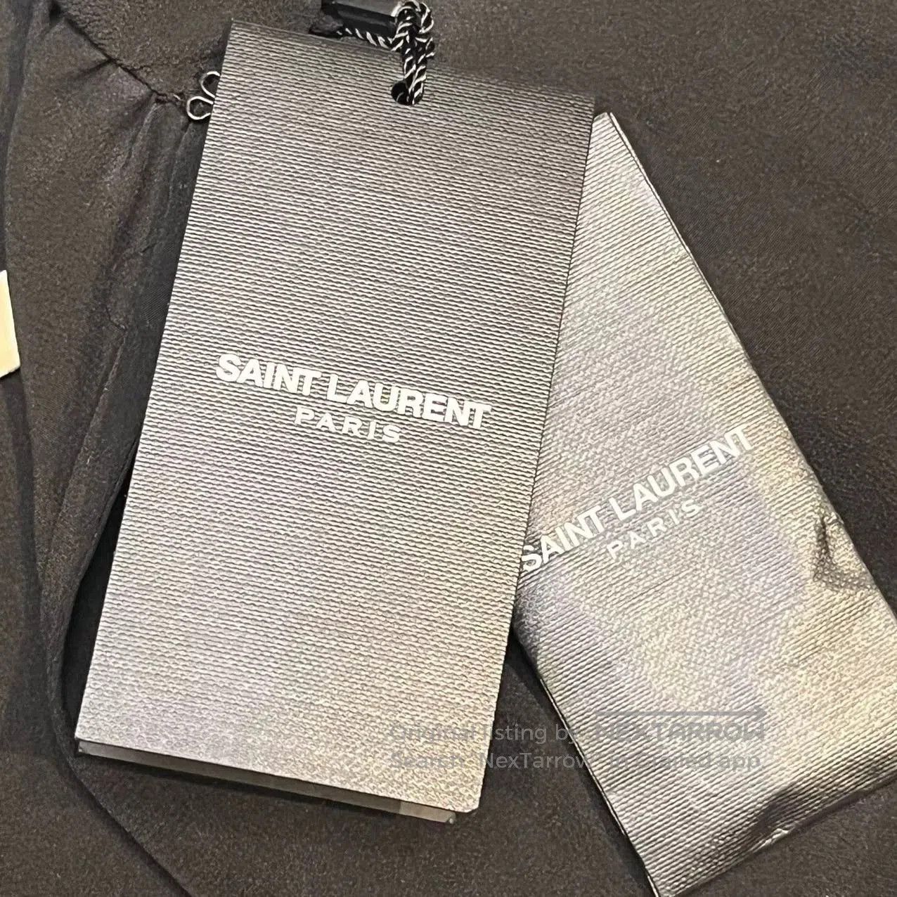Saint Laurent Paris Saint Laurent Black Turtleneck Silk Blouse. Size S / US 4 / IT 40 - 5 Thumbnail