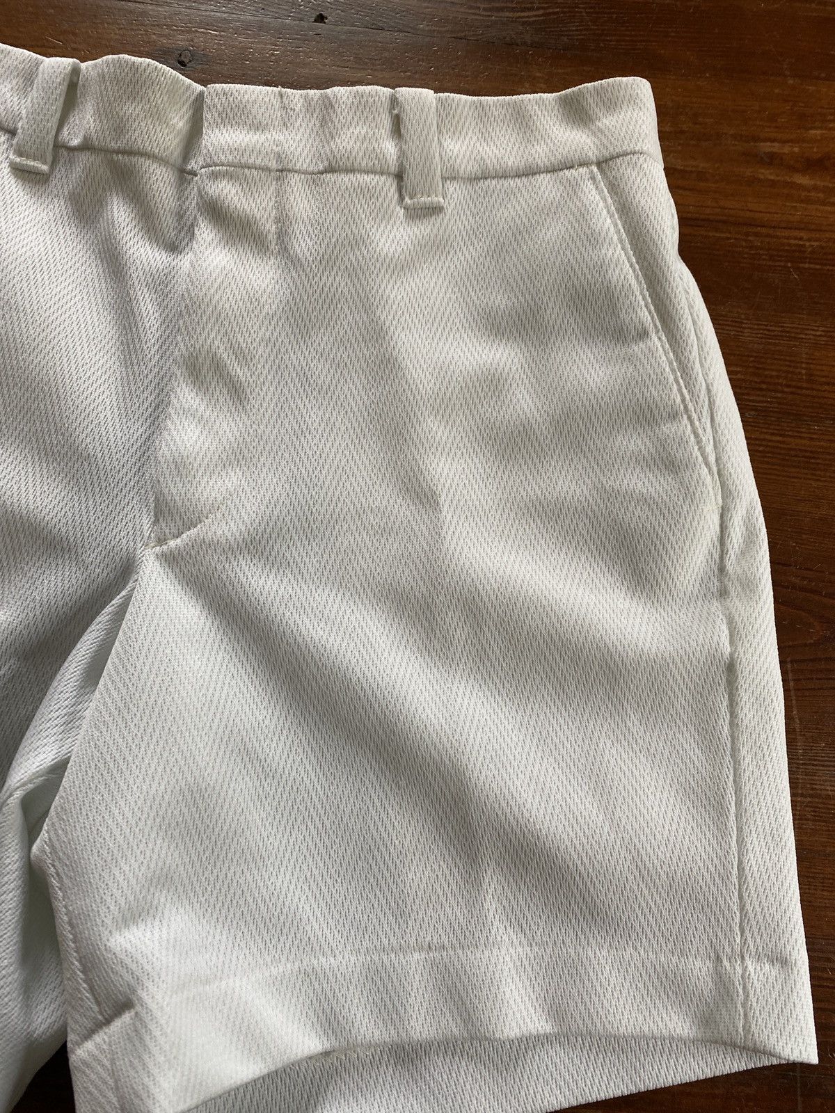 Levi's × Vintage Vintage 80’s Levi’s Mr. Levis Knit White Shorts Size US 31 - 3 Thumbnail
