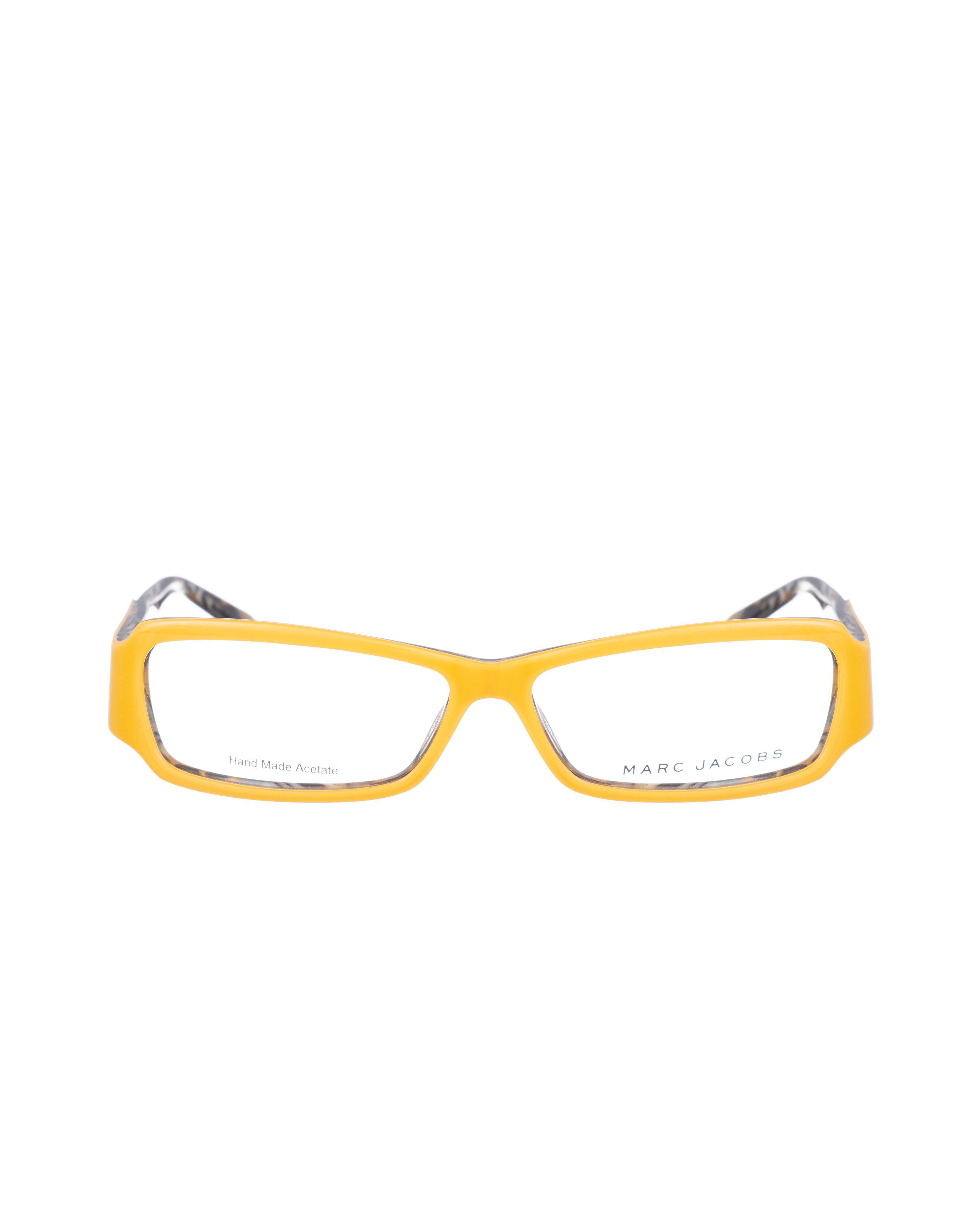 Marc Jacobs Marc Jacobs 00s Yellow and Abstract Pattern Glasses Size ONE SIZE - 1 Thumbnail
