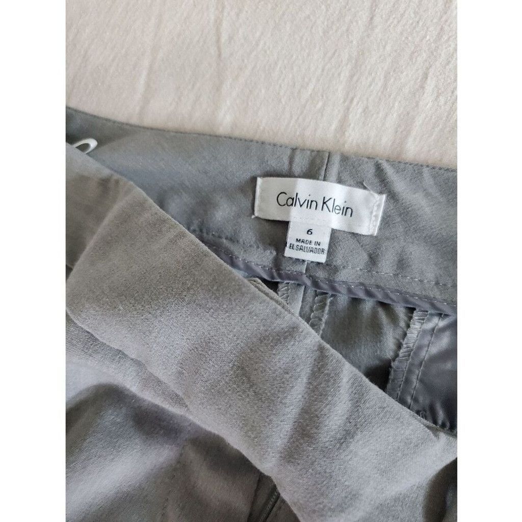 Calvin Klein Calvin Klein Grey Dress Pants Size 28" / US 6 / IT 42 - 3 Thumbnail