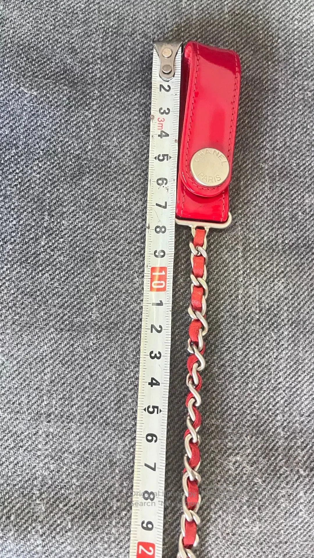 Chanel Chanel Red Patent Leather Chain. Size ONE SIZE - 6 Thumbnail