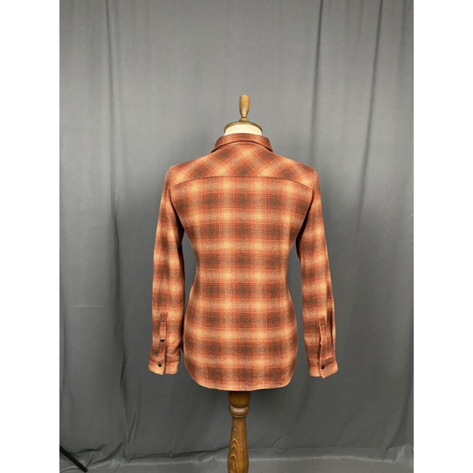 The Kooples The Kooples Men's Brown Wool Checked Overshirt Jacket Size S Size US S / EU 44-46 / 1 - 7 Thumbnail
