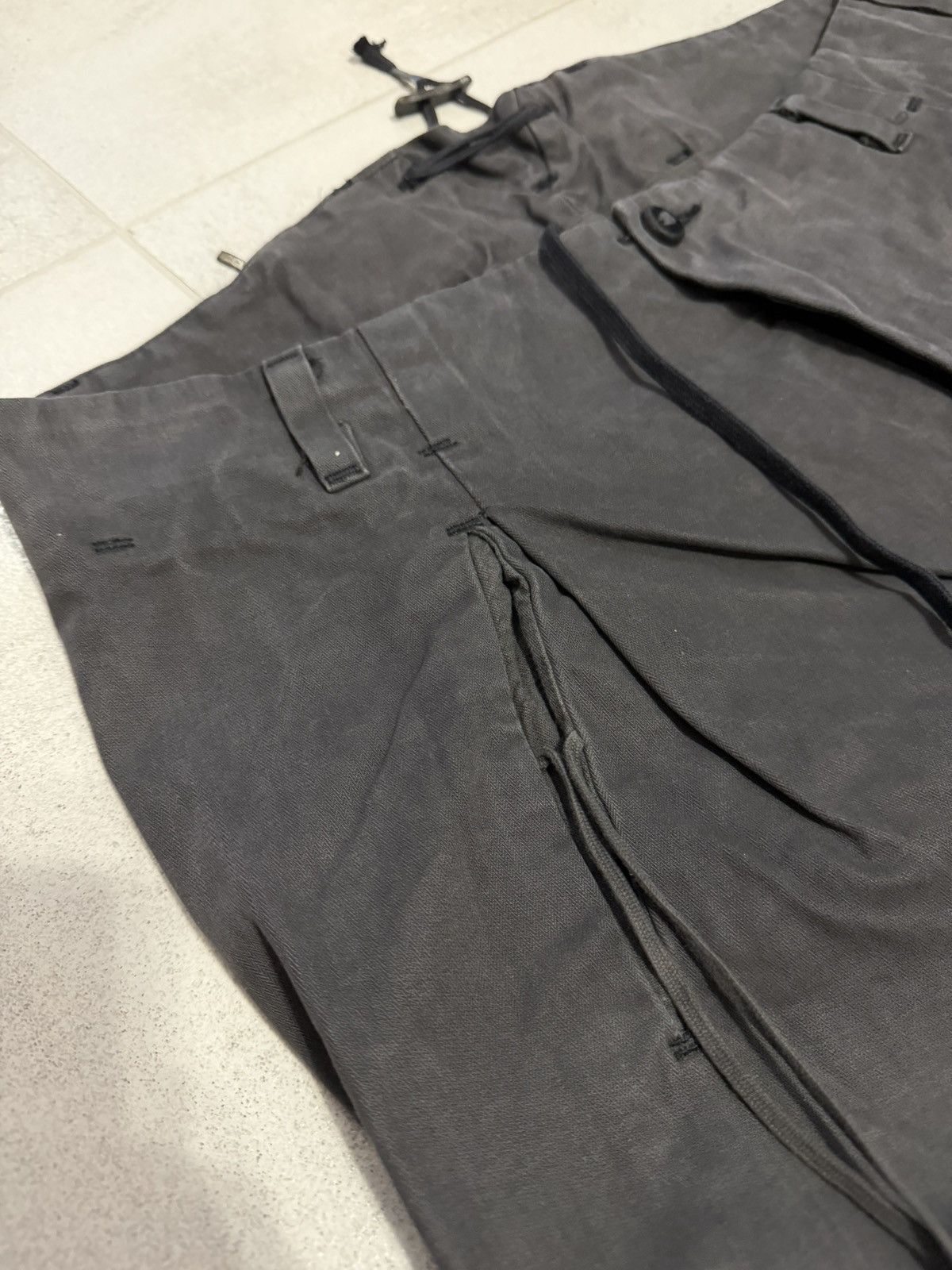 Boris Bidjan Saberi Boris Bidjan Saberi rare multilaced silver tab pants Size US 36 / EU 52 - 13 Thumbnail