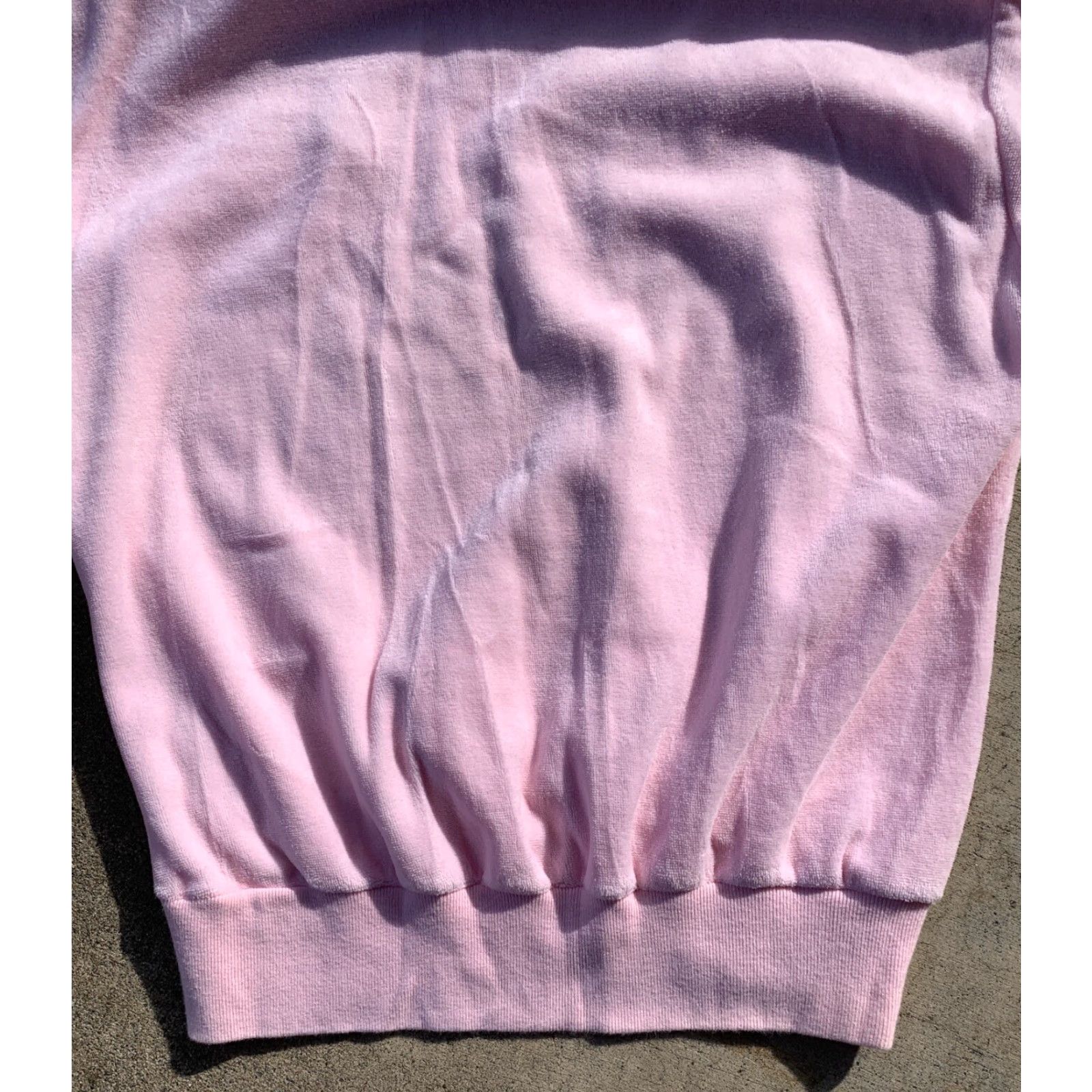 Velour VINTAGE Sergio Valente Velour Shirt Pink M 80s 70s Made In USA Shirt Mens Size M / US 6-8 / IT 42-44 - 6 Thumbnail