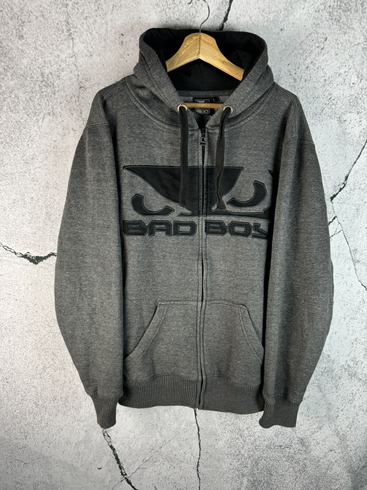 Japanese Brand Vintage Bad Boy Hoodie Pullover Camouflage Brown Jumper Size US L / EU 52-54 / 3 - 1 Thumbnail