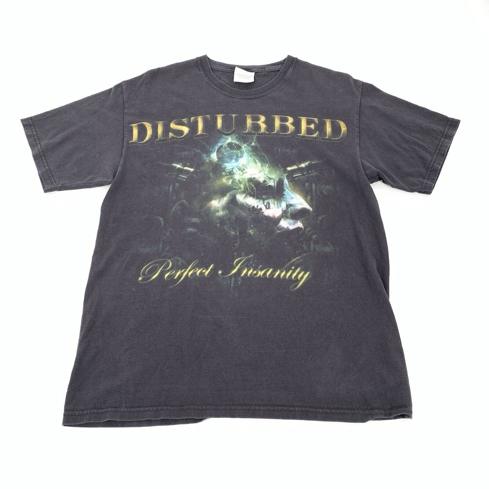 Hanes 2008 Disturbed Perfect Insanity Short Sleeve Band T-Shirt Size US M / EU 48-50 / 2 - 1 Thumbnail
