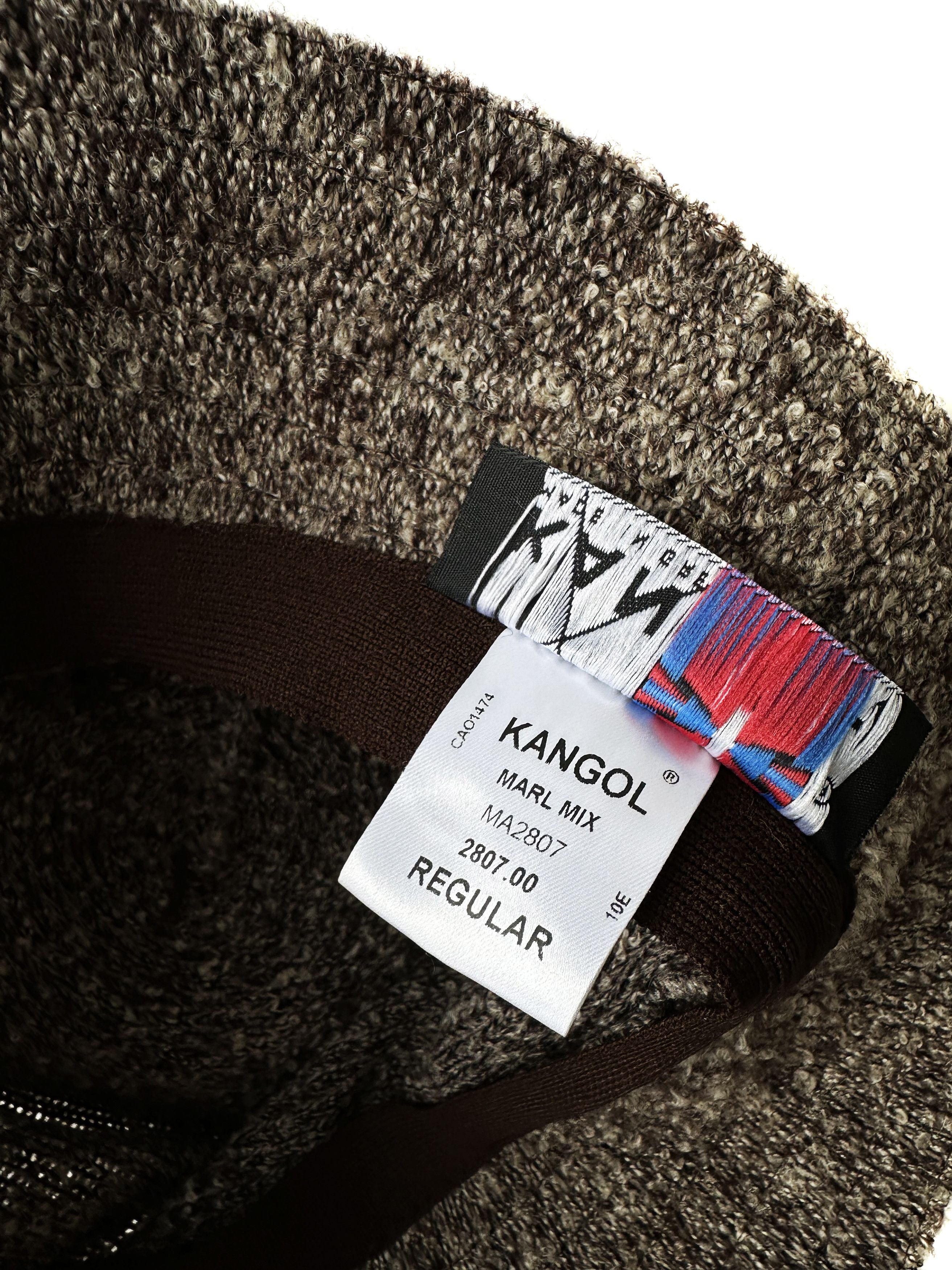 Kangol Kangol brown melange Marl mix regular bucket hat Size ONE SIZE - 4 Thumbnail
