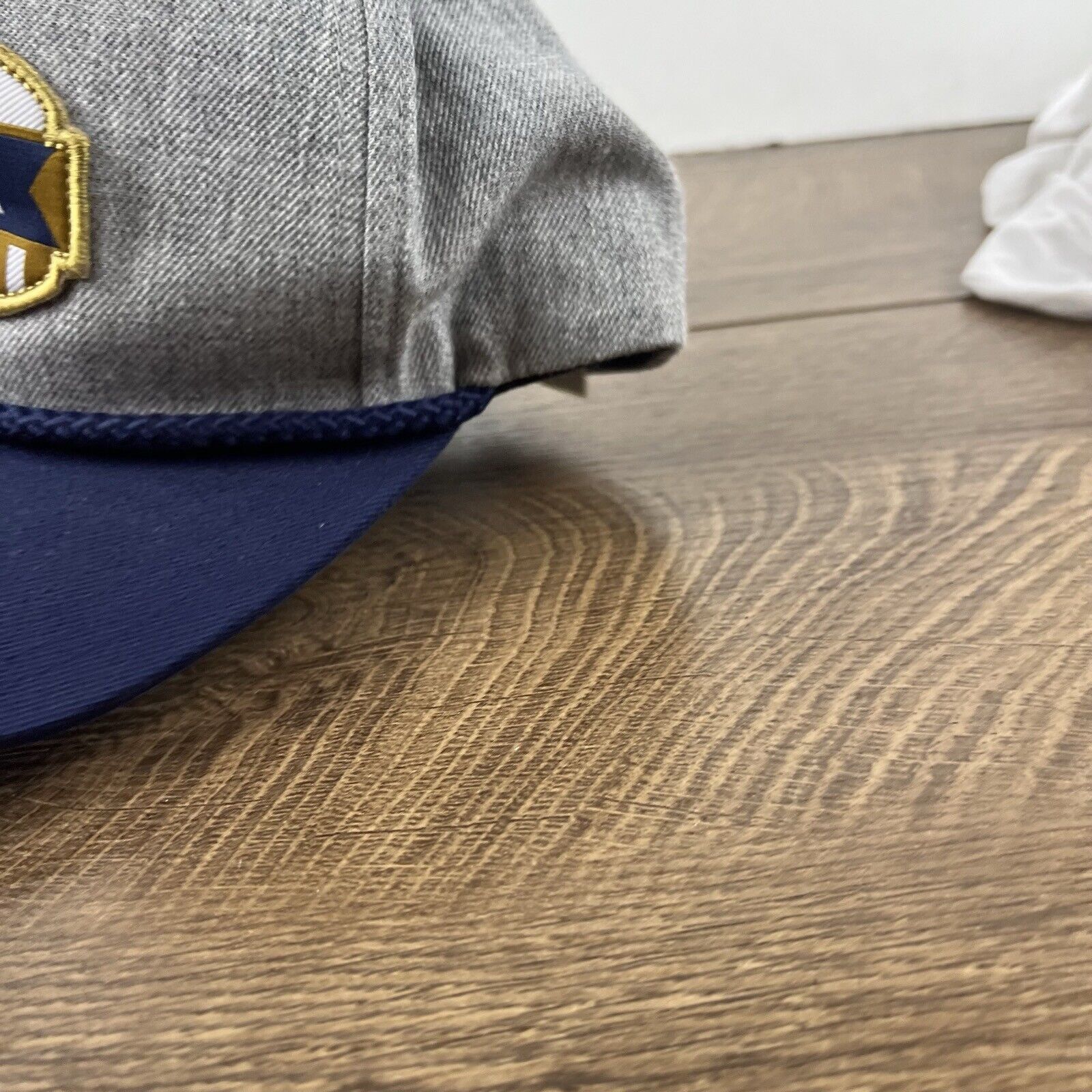 RVCA RVCA Snapback Hat RVCA Hat Gray Cap Adjustable Hat Gray Adul Size ONE SIZE - 8 Thumbnail