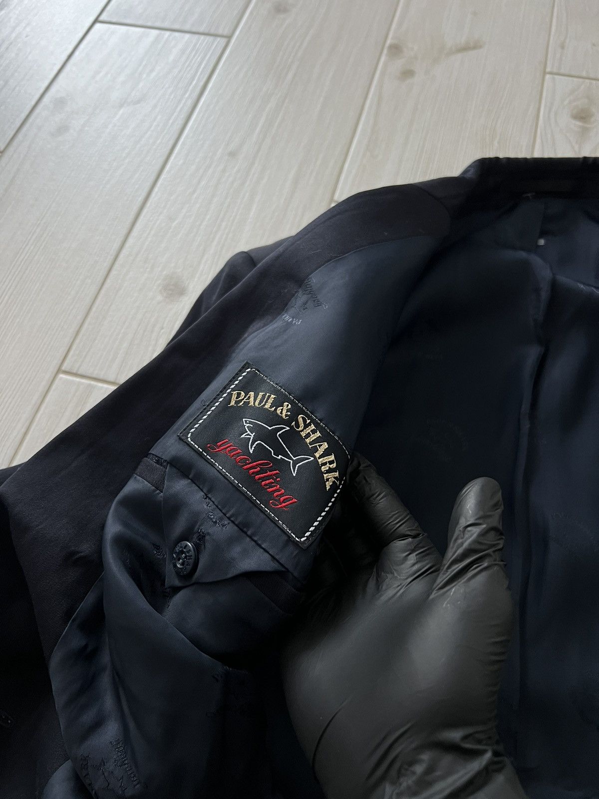 Paul & Shark Paul Shark Double Breasted Blazer Black Gold Buttons Classic Size US L / EU 52-54 / 3 - 8 Thumbnail