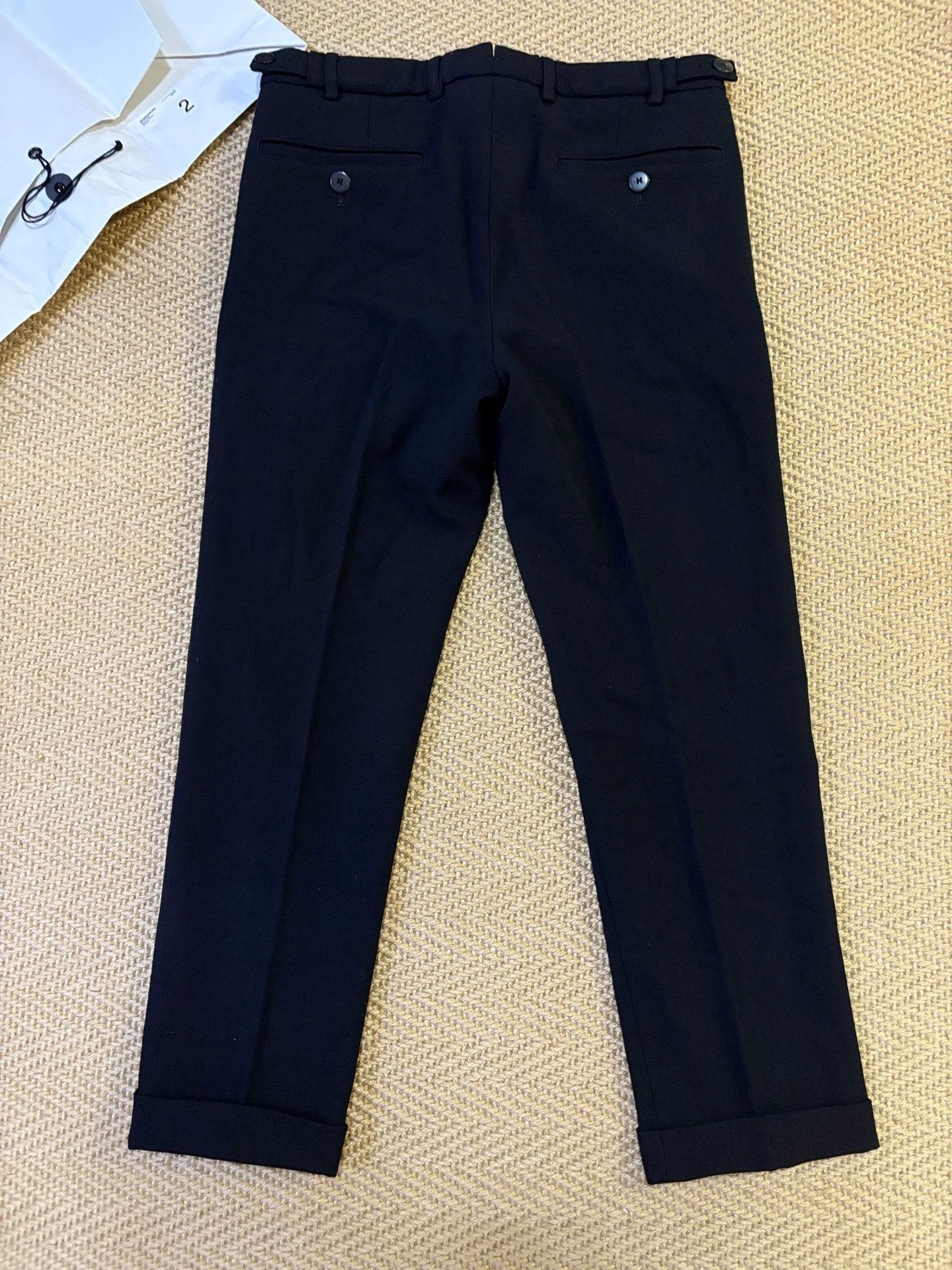 Visvim VISVIM HIGH-WATER SLACKS WOOL BLEND Size 2 Black Size US 32 / EU 48 - 2 Thumbnail
