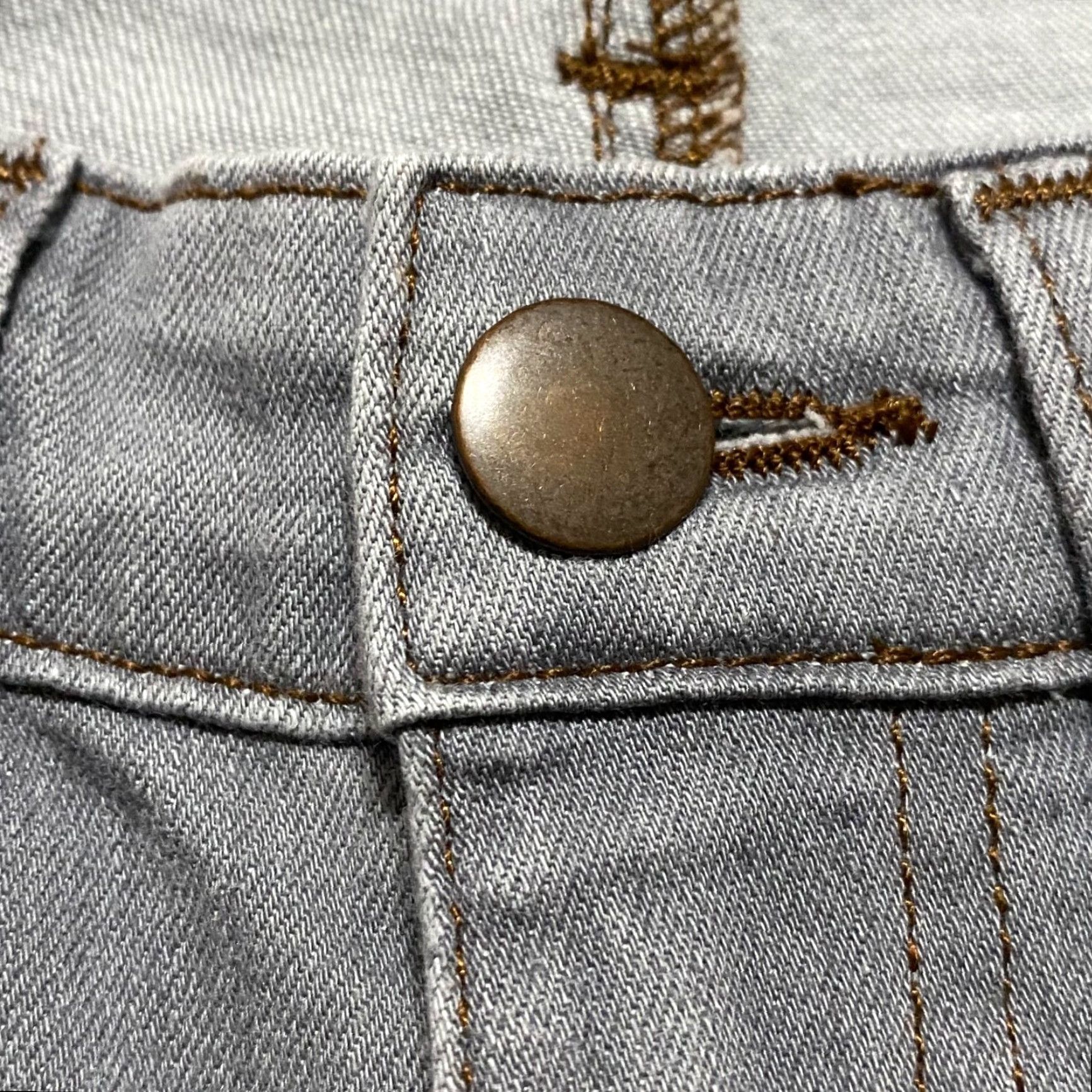 Eileen Fisher Eileen Fisher Womens Jeans sz 2 Gray Denim Organic Cotton Mid Rise Slim Straight Modern Weekend Wear Shirt? Size 28" / US 6 / IT 42 - 6 Thumbnail