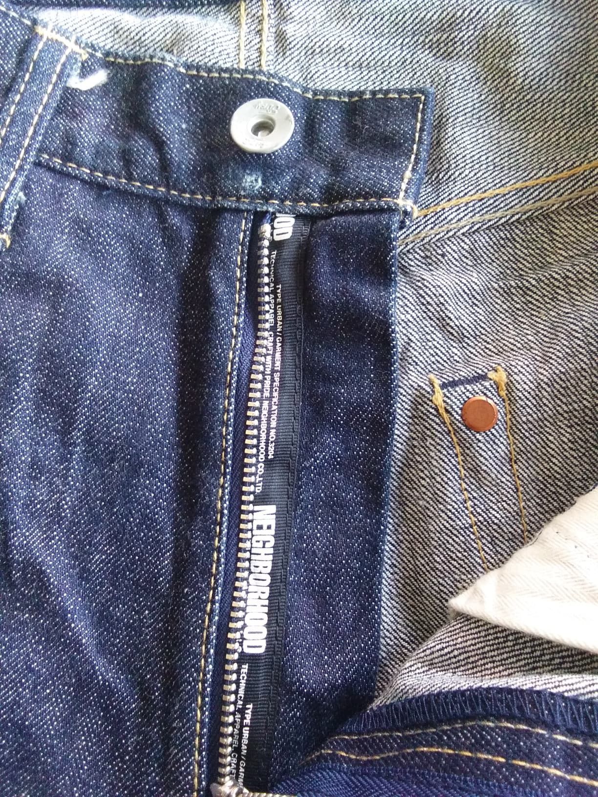 Kapital NEIGHBORHOOD SELVEDGE JEANS JAPANESE DESIGNER DENIM Size US 32 / EU 48 - 12 Thumbnail