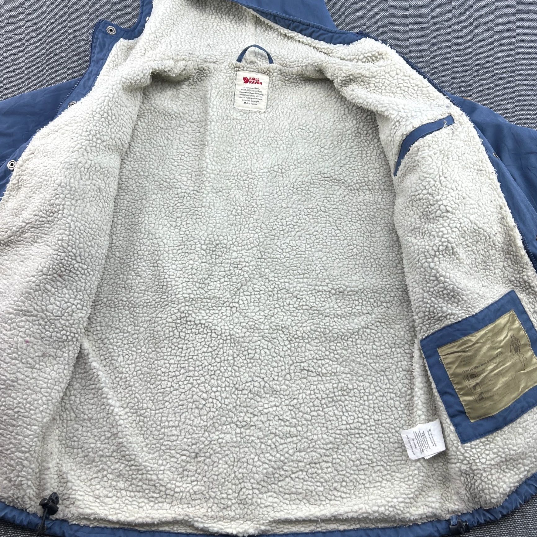 Vintage VINTAGE? No. Fjällräven Greenland Winter Jacket G-1000 Womens XS Blue Hooded 82213 Size XS / US 0-2 / IT 36-38 - 7 Thumbnail