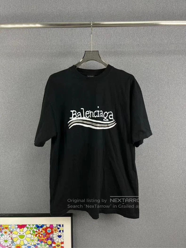 Balenciaga Balenciaga Graffiti Coke Wave Print Tee. Size US S / EU 44-46 / 1 - 1 Thumbnail