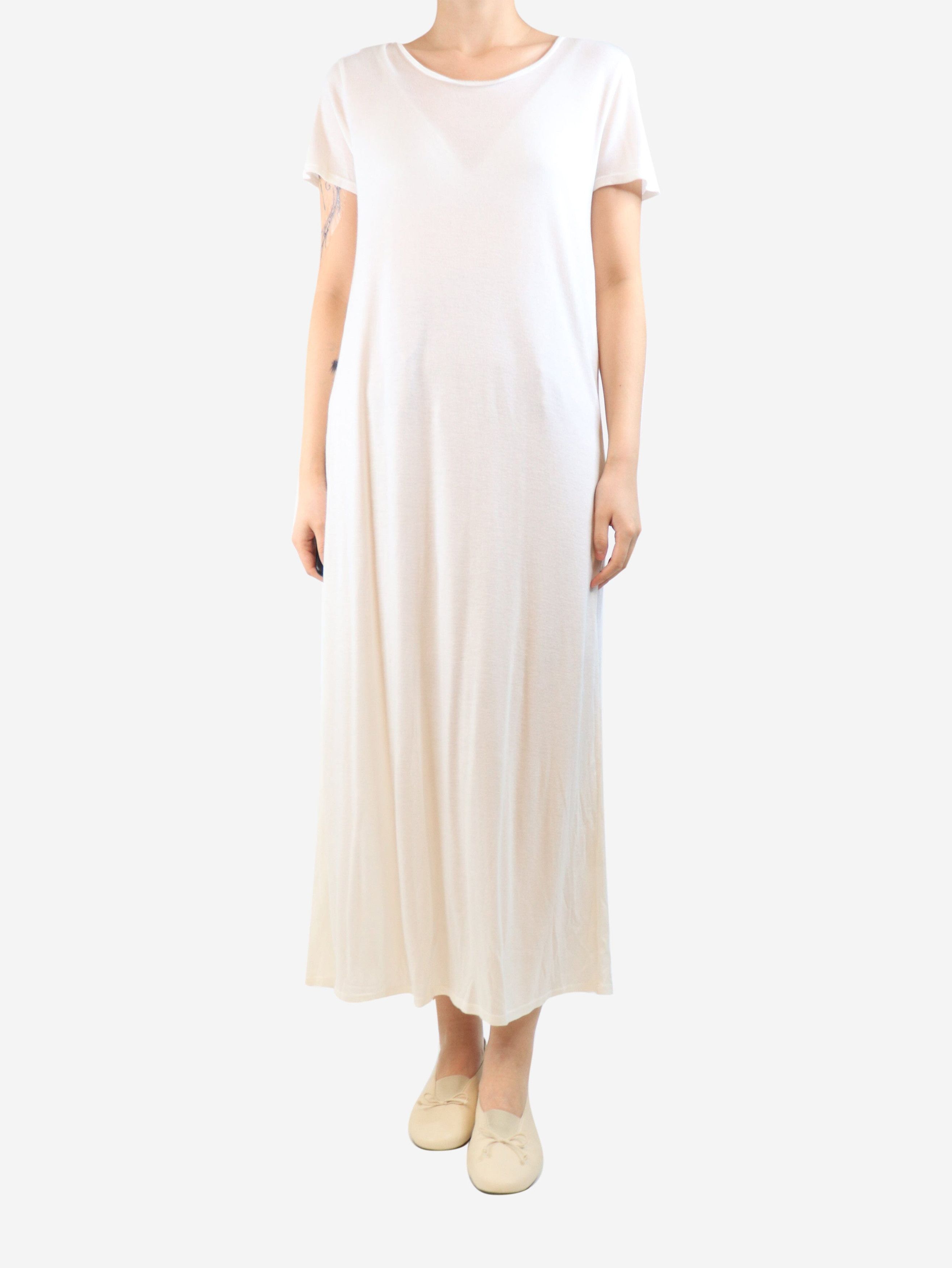 The Row White short-sleeved t-shirt dress - M Size M / US 6-8 / IT 42-44 - 1 Thumbnail