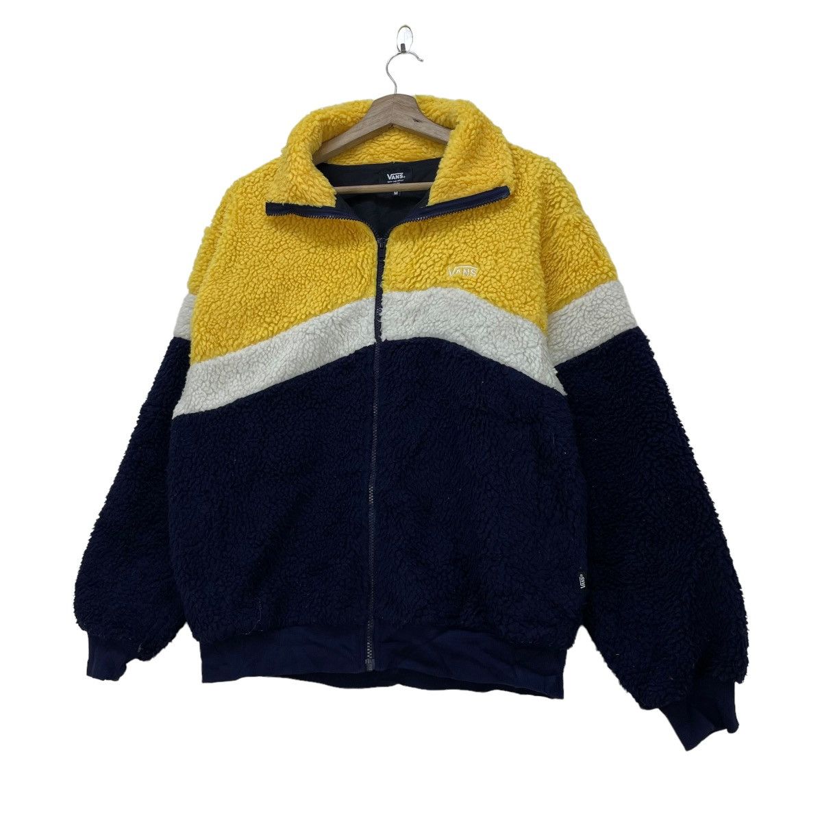 Vans 💥Vtg Vans Deep Pile Colourblock Jacket Size US M / EU 48-50 / 2 - 1 Thumbnail