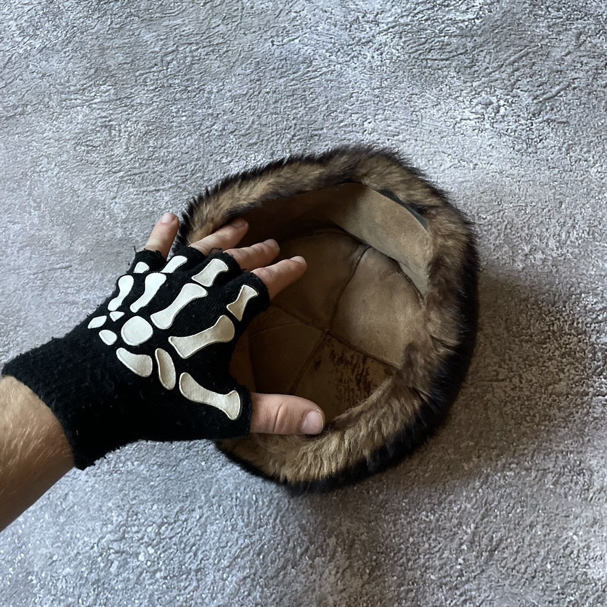 Vintage Vintage Y2K Furry Alt Beanie Trapper Hat Goth Grunge Slim OS Size ONE SIZE - 4 Thumbnail