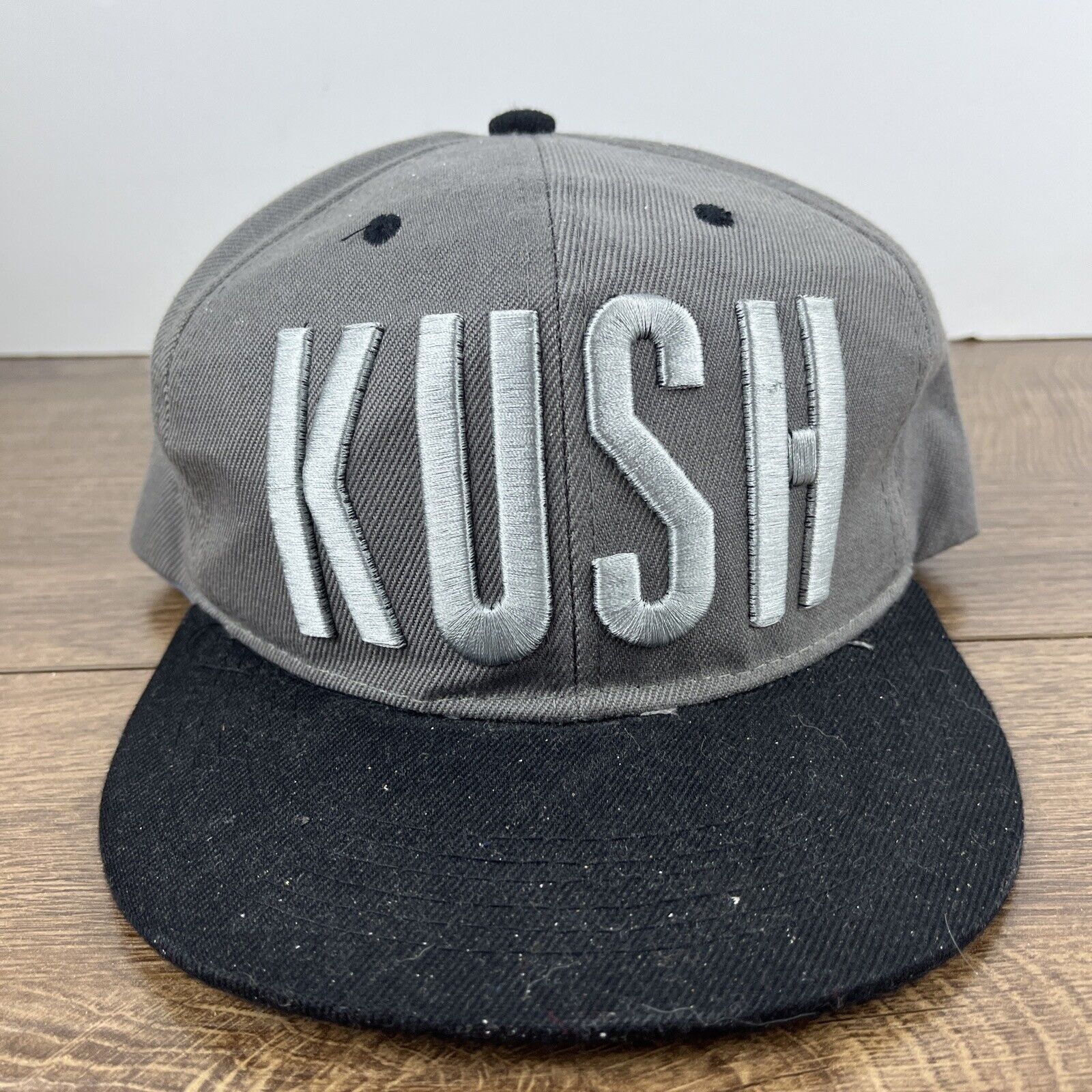 Other Kush Snapback Hat Kush Gray Adjustable Hat Adult Size Hat Gr Size ONE SIZE - 4 Thumbnail