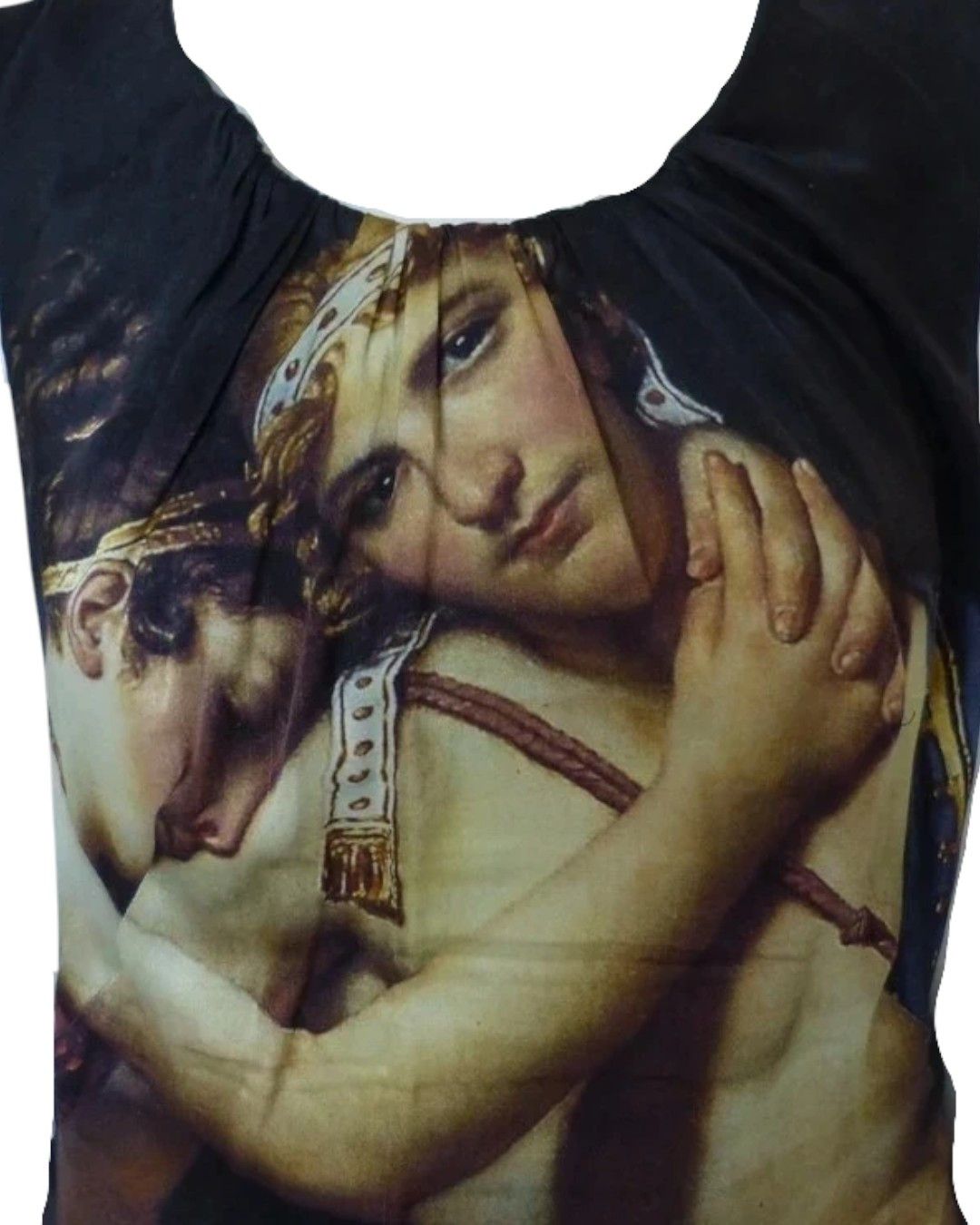 Dolce & Gabbana F/W 2012 RENAISSANCE PRINTRED SILK TOP Size L / US 10 / IT 46 - 2 Thumbnail