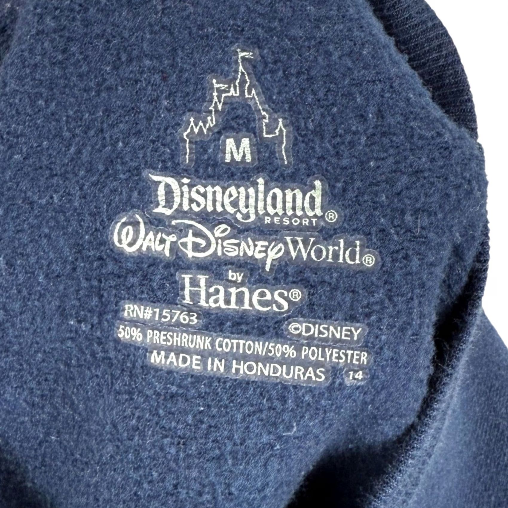 Disney Walt Disney World Unisex Blue Long Sleeve Crew Neck Sweater - Medium, Disney Classic Design, Pullover, Regular Size M, Womens/Unisex Fit Size M / US 6-8 / IT 42-44 - 3 Thumbnail