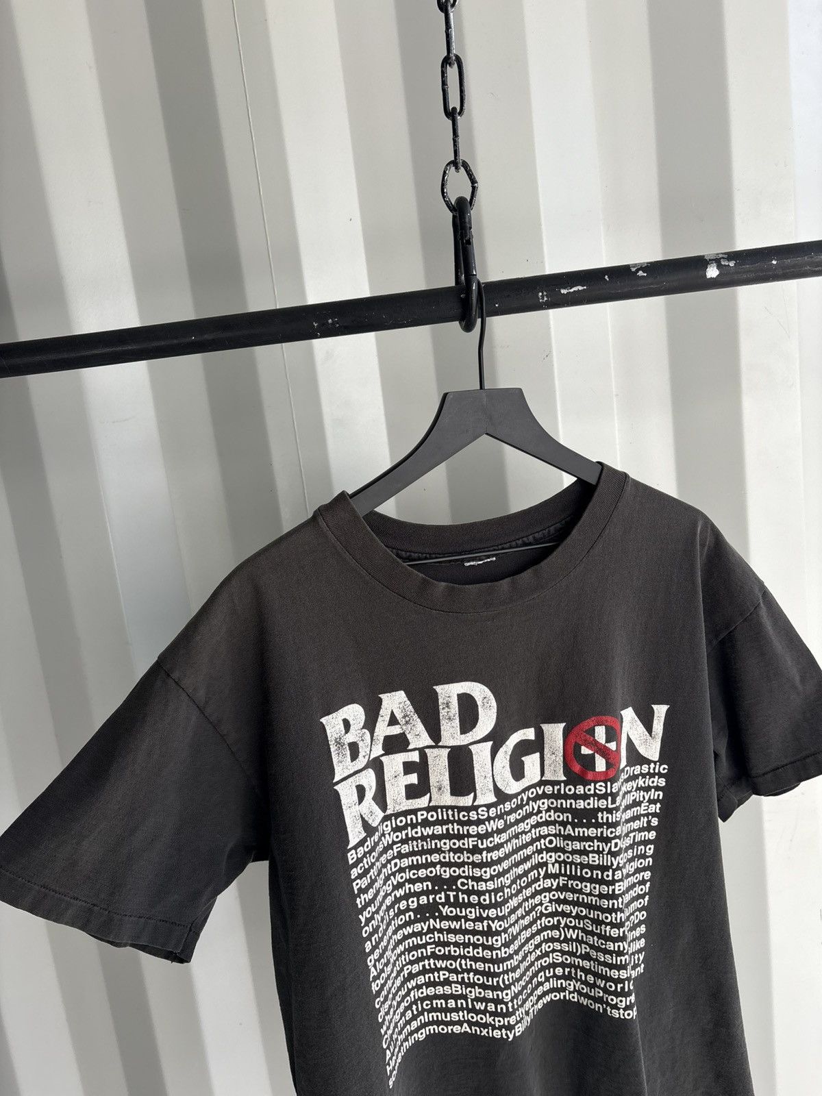 Band Tees Vintage Bad Religion Shirt Thrashed Faded GRUNGE Band Size US XL / EU 56 / 4 - 4 Thumbnail