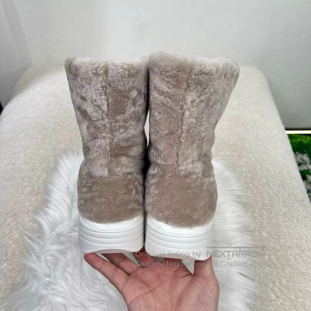 Stuart Weitzman Stuart Weitzman Lamb Wool Boots. Size US 8 / IT 38 - 3 Thumbnail